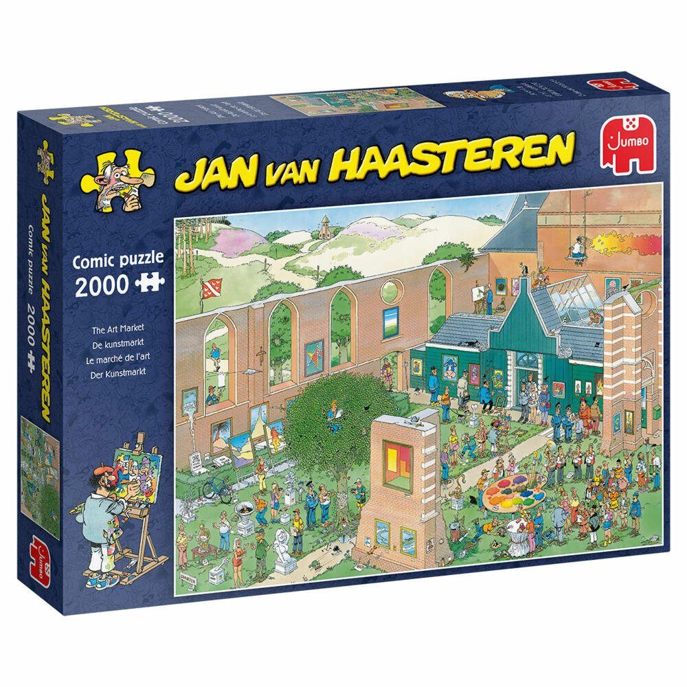 Jan Teile, Haasteren 2000 van Jumbo Puzzleteile - Spiele Kunstmarkt Puzzle 2000