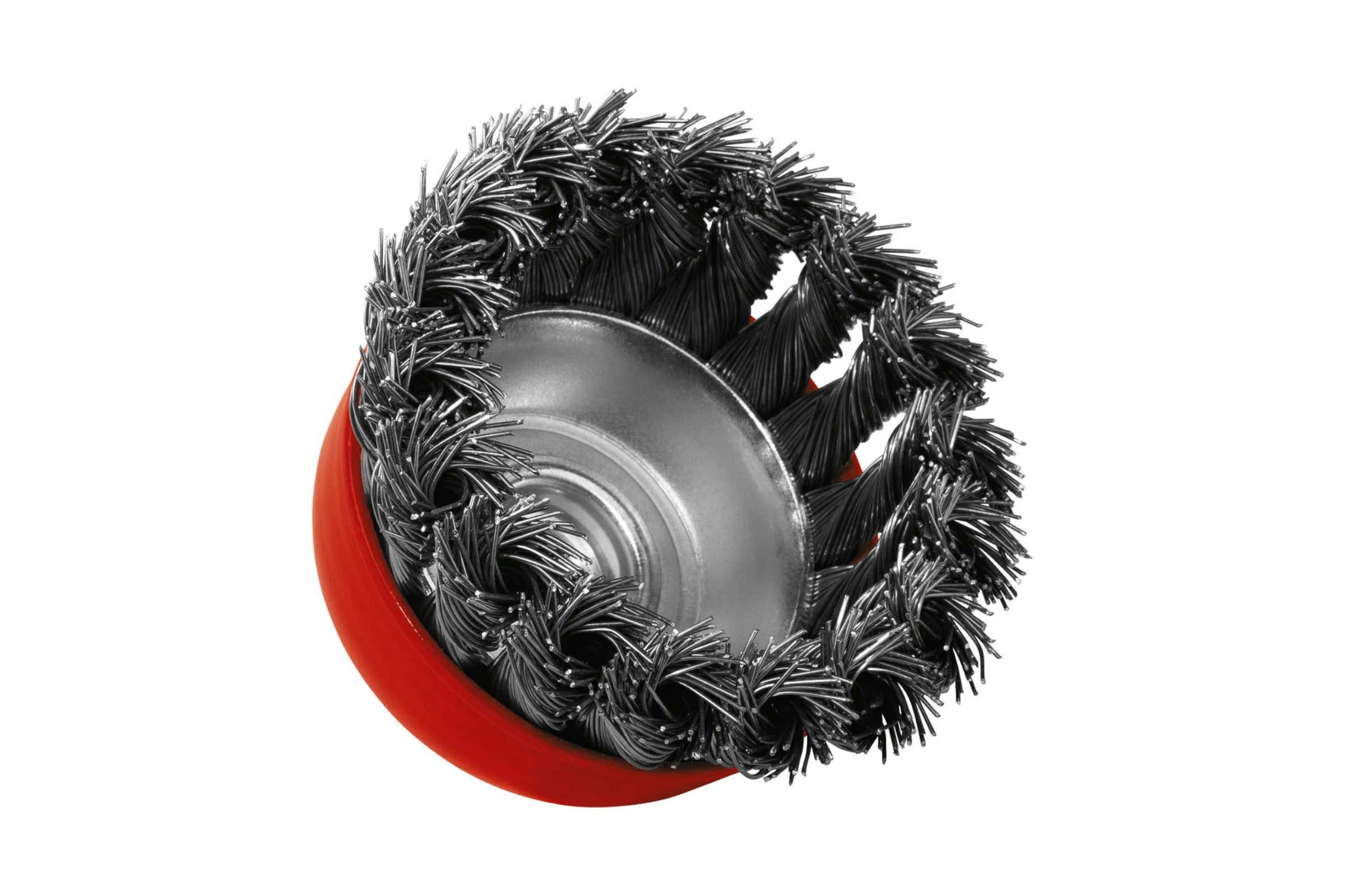 Parkside Topfbürsten-Aufsatz PARKSIDE Topfbürste Ø75 mm M14 für Winkelschleifer, ø 75 mm, 1-St., Kein Set, Entfernen von Rost, Lack, Цвета(ов)