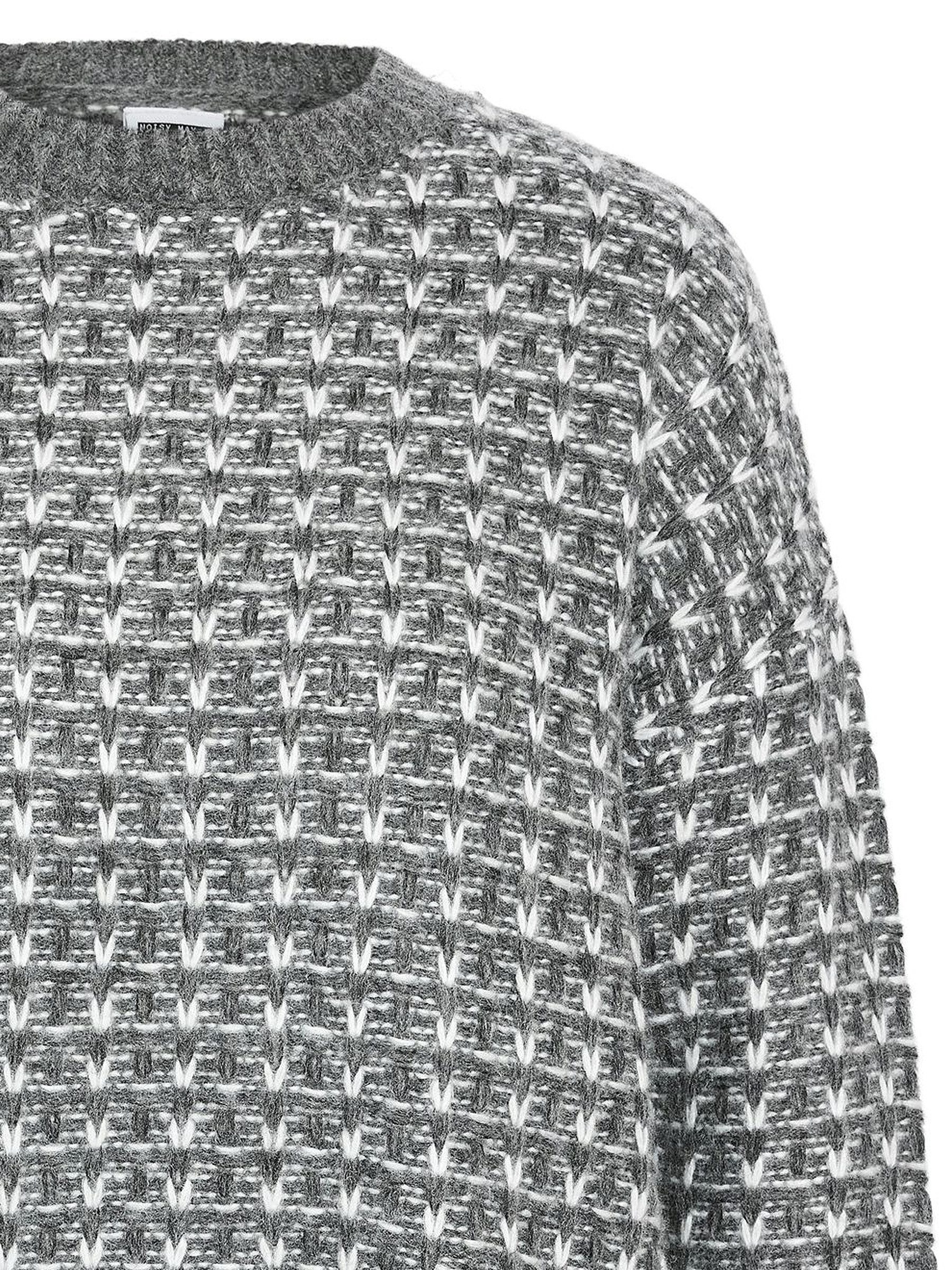 Noisy may Strickpullover Schickes Design mit einzigartigem Strickmuster (1- günstig online kaufen