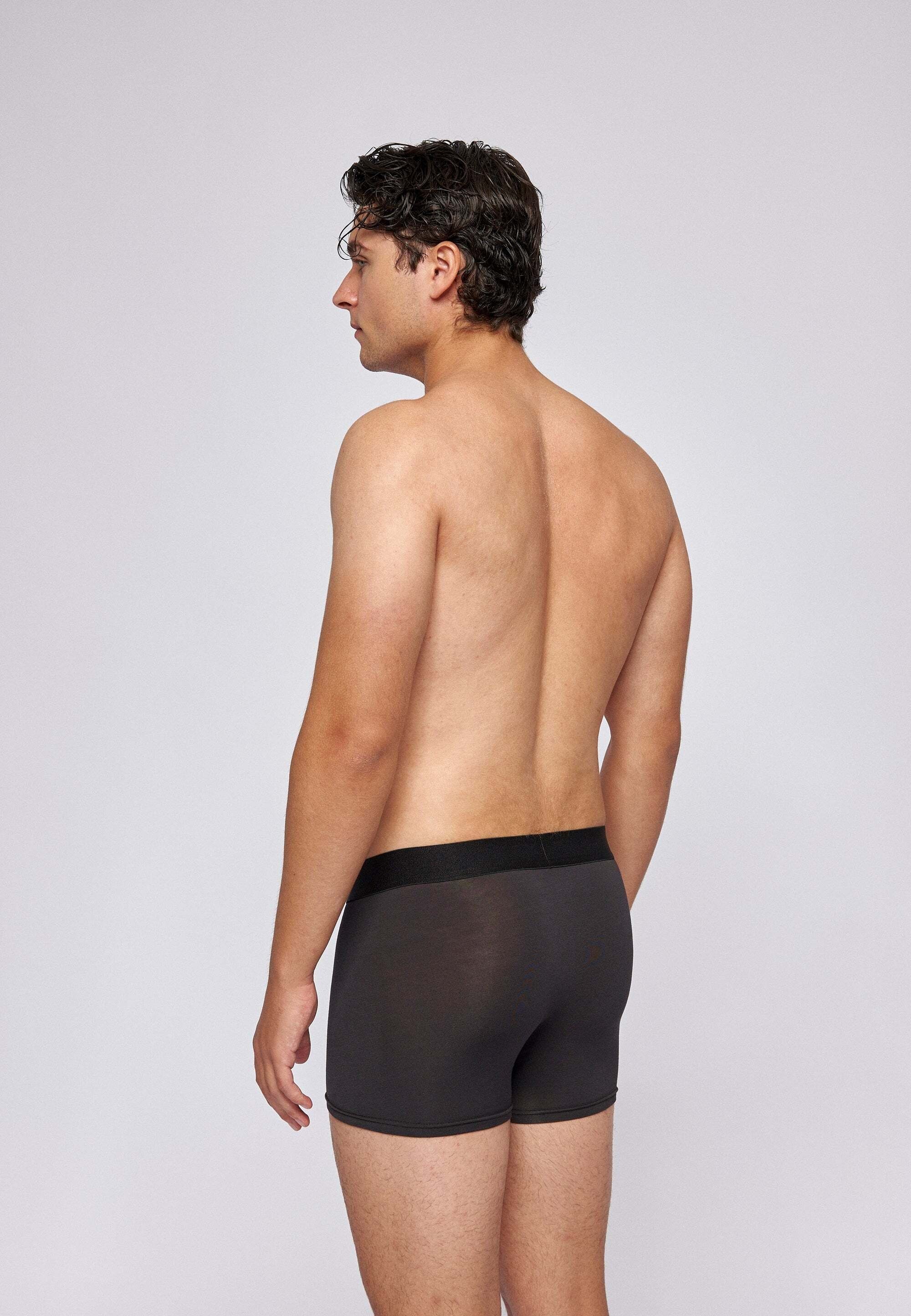 SNOCKS Boxershorts aus Modal (TENCEL) Enge Herren Unterhose (3-St) besonders weich und angenehm auf der Haut – Bild 4 von 5
