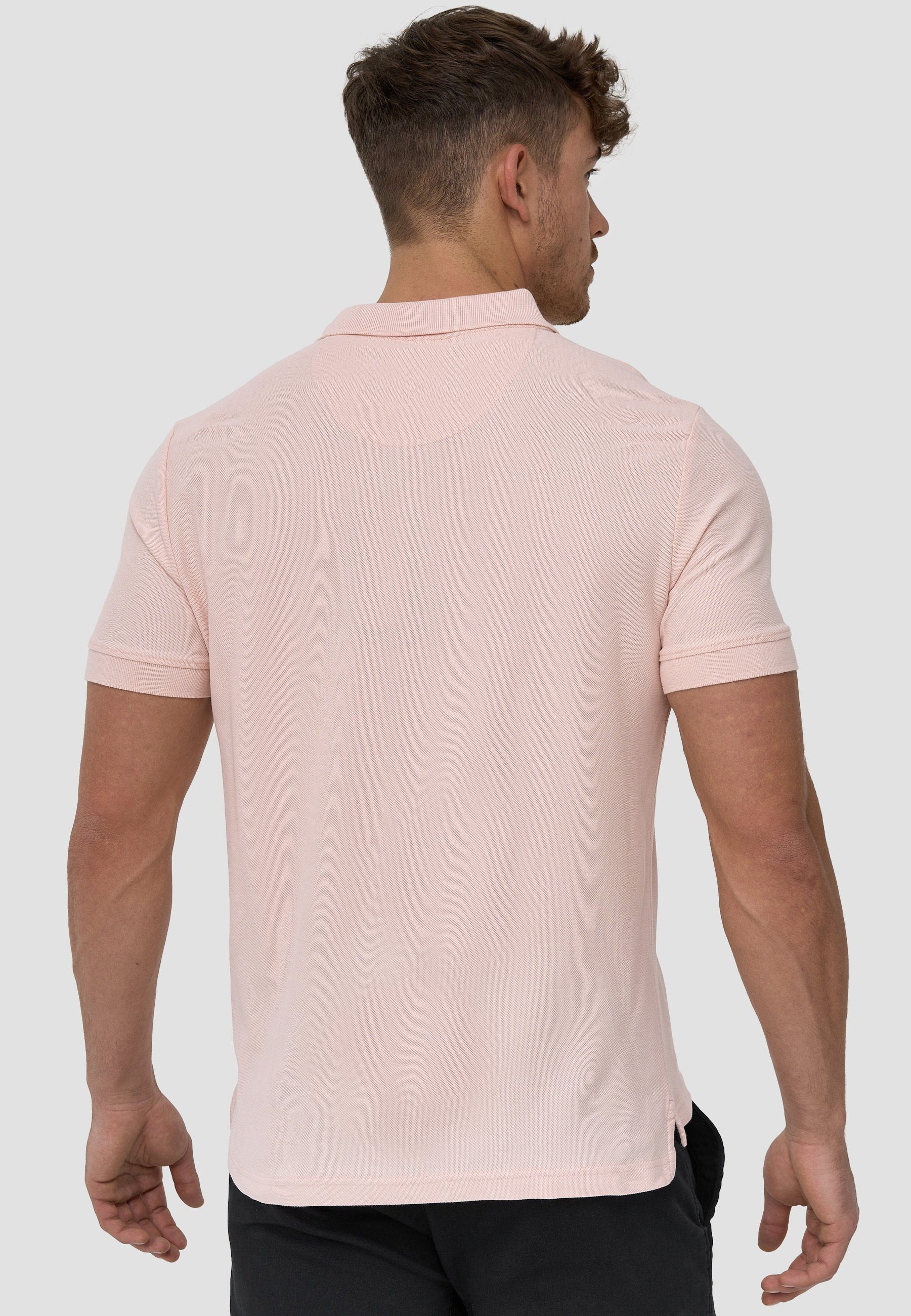Indicode Poloshirt Herren Wadim Polo Shirt Herrenshirt mit feiner Logo-Stickerei auf der Brust