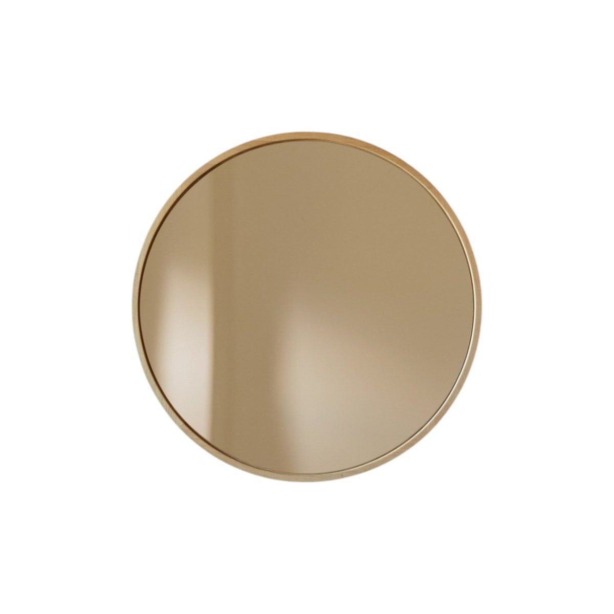 Tikamoon Spiegel Spiegel aus massivem Eichenholz 90x90 Fanie