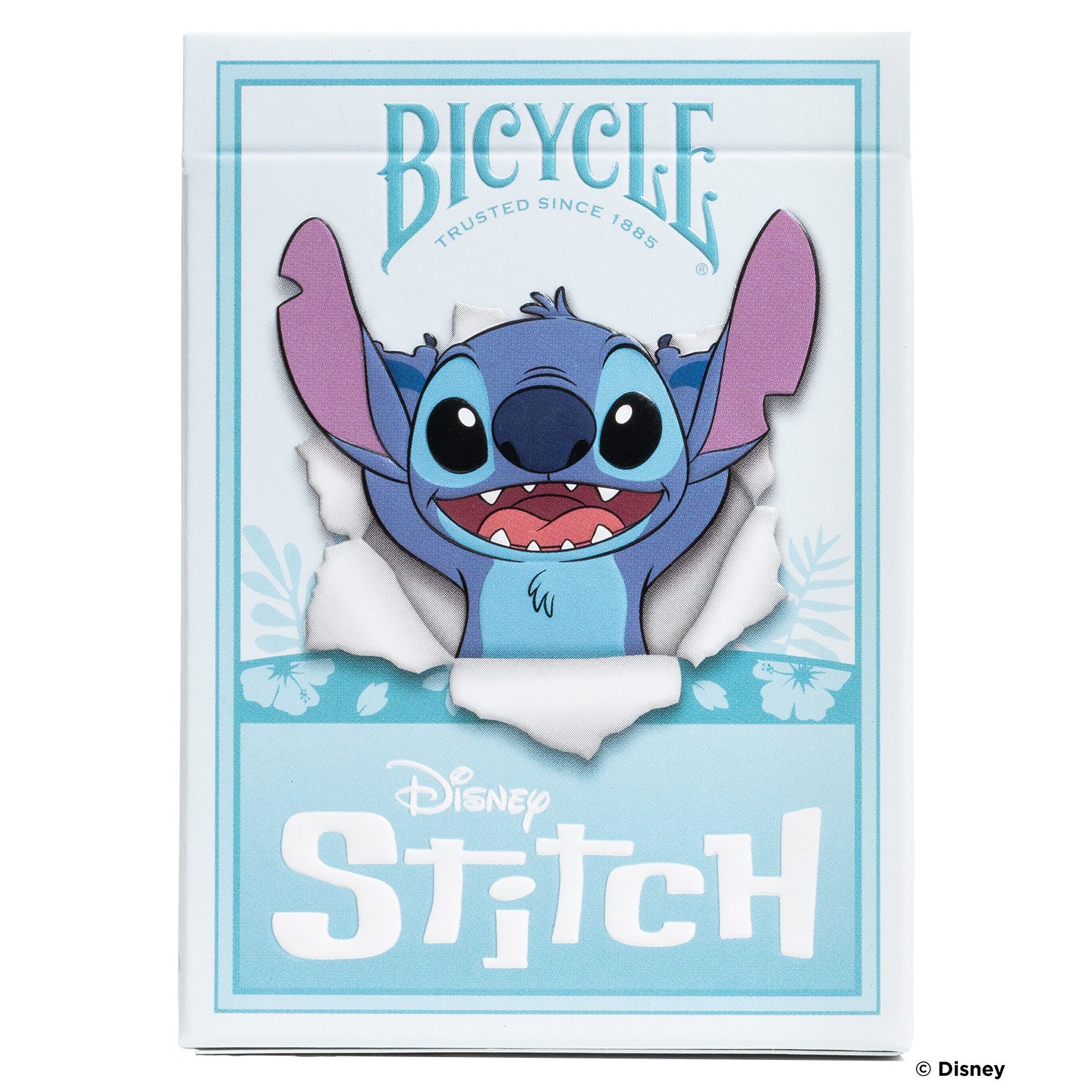 Cartamundi Spiel Bicycle® Kartendeck - Disney Stitch, Kartenspiel, mit einzigartigem Air-Cushion®-Finish