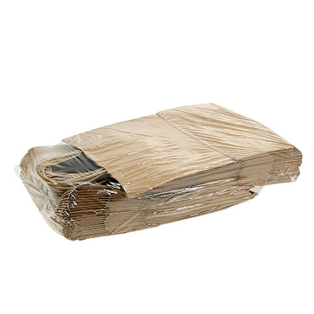 Florists Products Tragetasche Öko Papiertragetasche Natur 23x12x30cm - Stabil &, 50 Stück