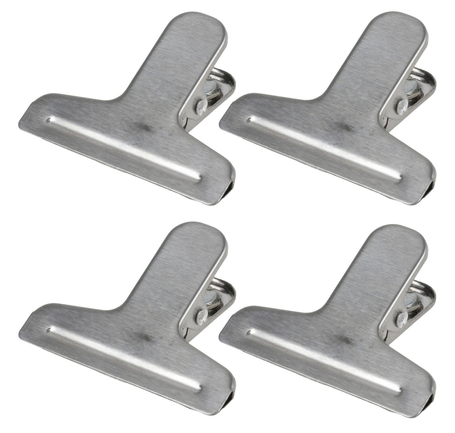 Verschlussklammer 4 Metall Magnet Verschlussklammern Verschlussclips Kühlschrankmagnet