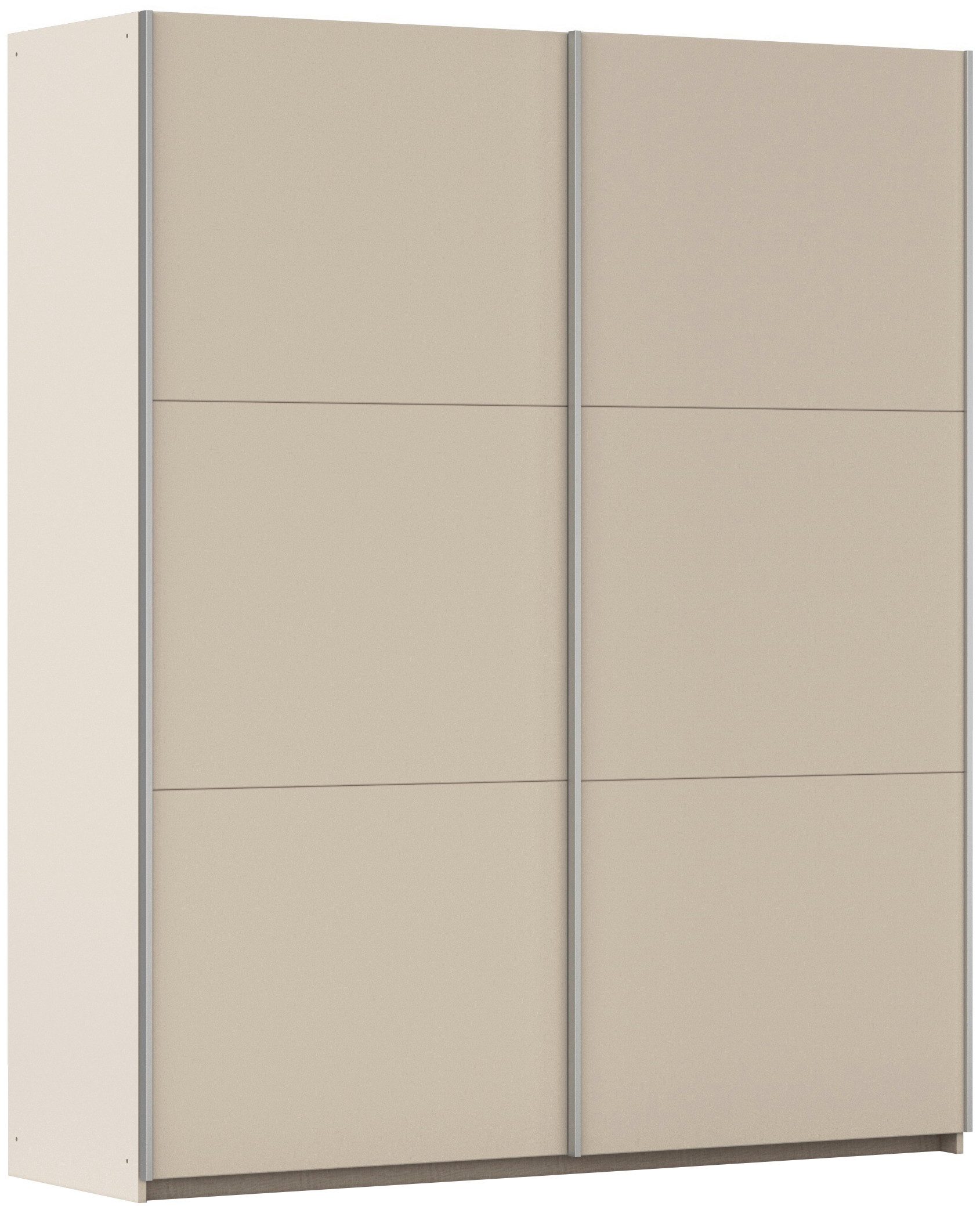 rauch Schwebetürenschrank Kleiderschrank Drehtürenschrank Schrank Garderobe KRONACH (in 3 Ausstattungen BASIC/CLASSIC/PREMIUM, Breiten 131/175/218/261 cm) optional ohne, mit 1 oder 2 Spiegel, viel Stauraum MADE IN GERMANY
