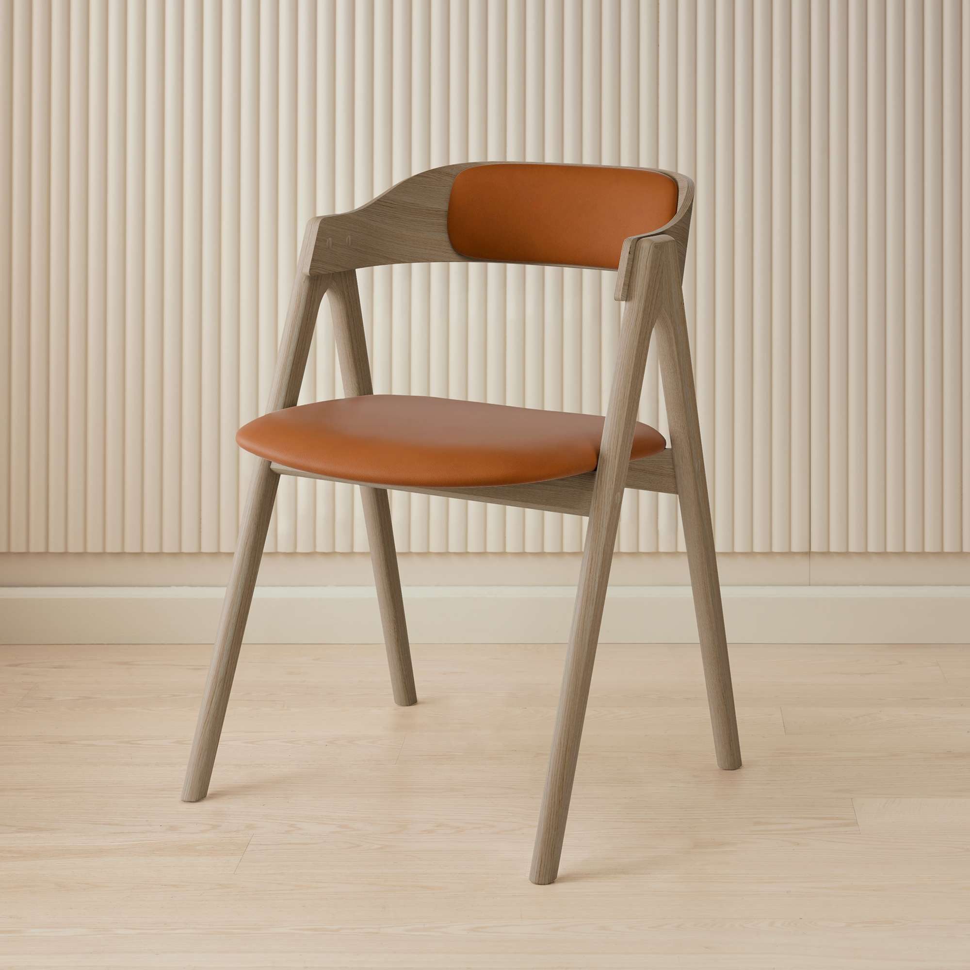 Hammel Furniture Stuhl Mette by Hammel (1 St), Massivholz, gepolsterte Sitz- & Rückenlehne, versch. Farbvarianten