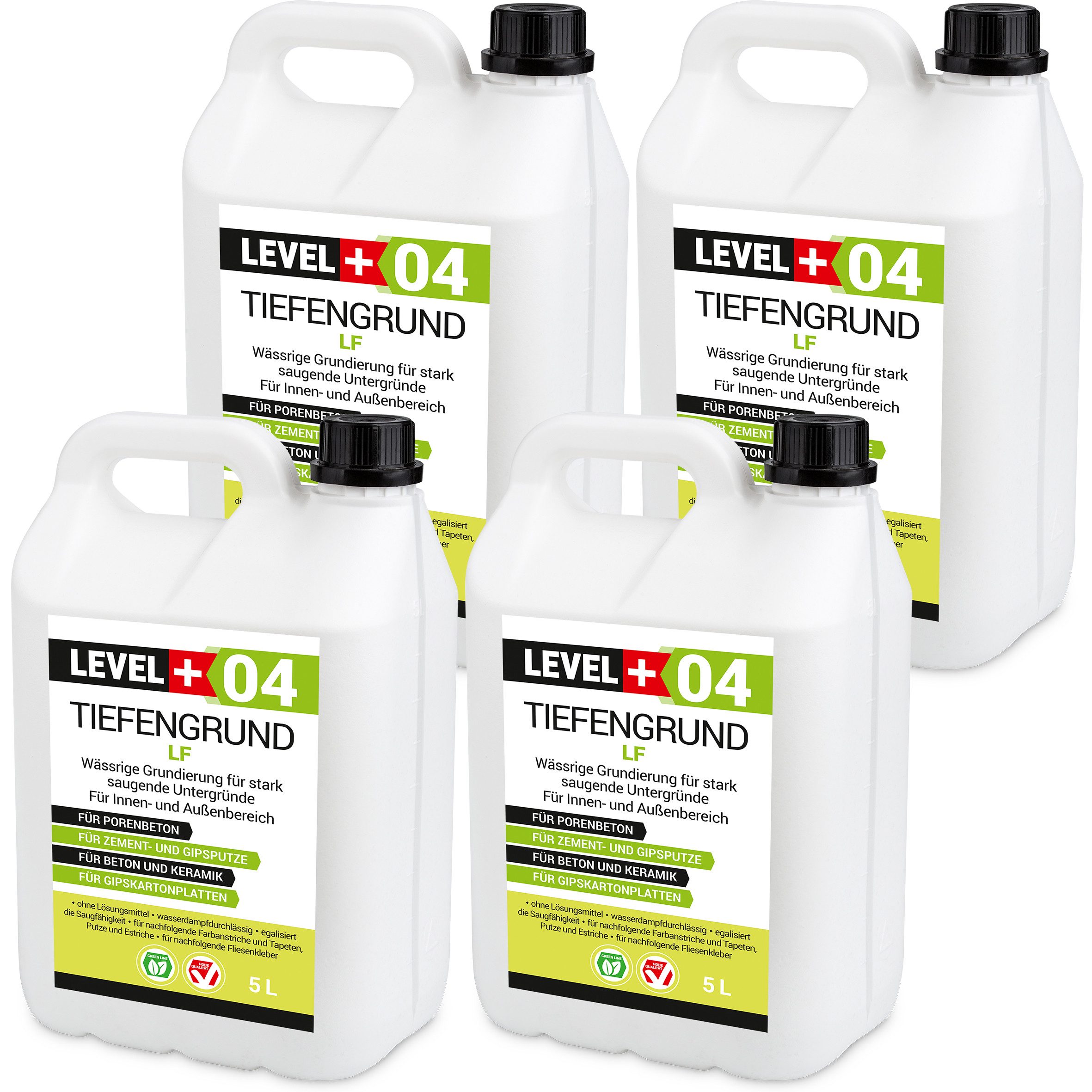 Level+ Tiefengrund LEVEL+ Universal Grundierung Acryl Tiefgrund L+04 - 20L