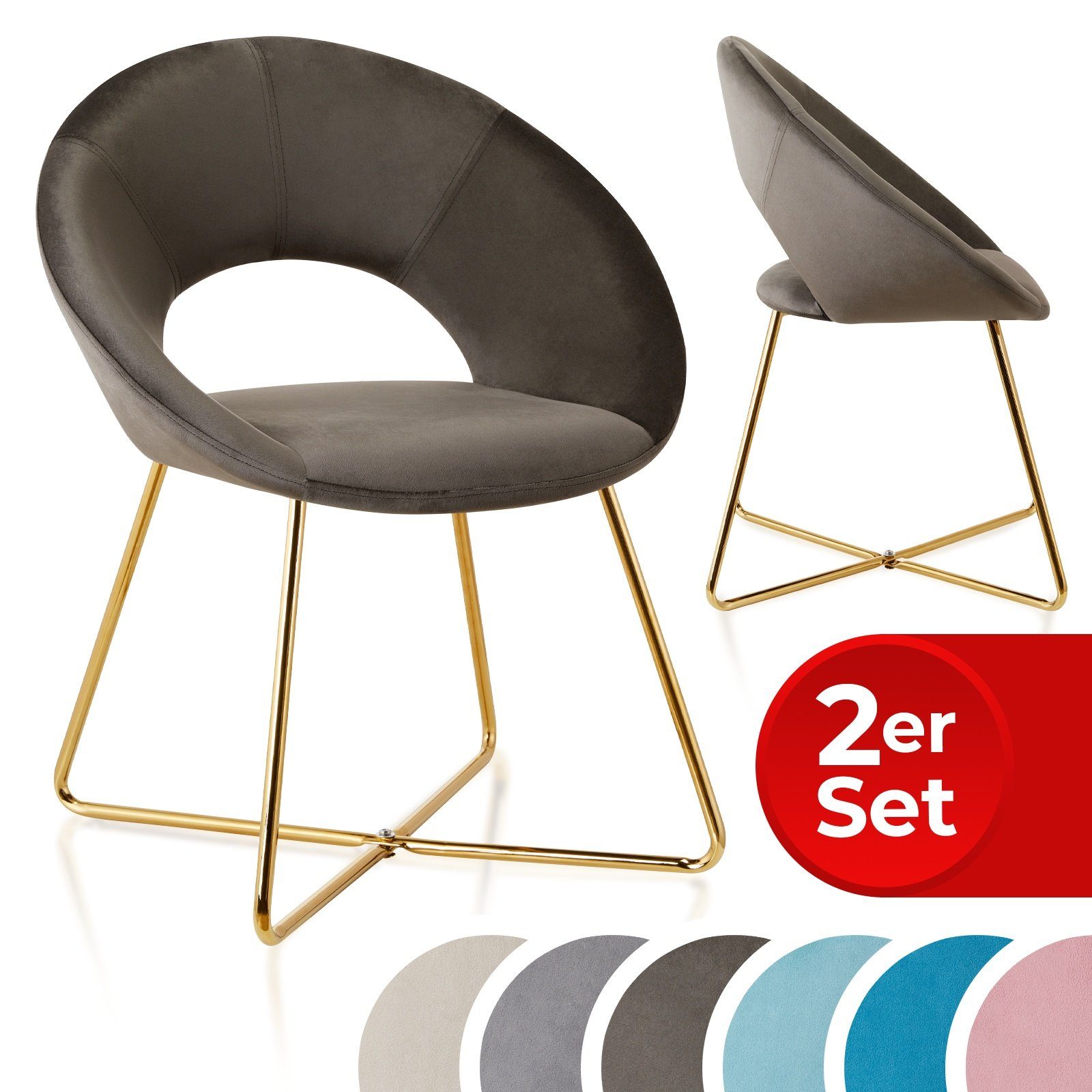 VENDOMNIA Esszimmerstuhl Esszimmerstühle Küchenstühle Polsterstuhl aus günstig online kaufen