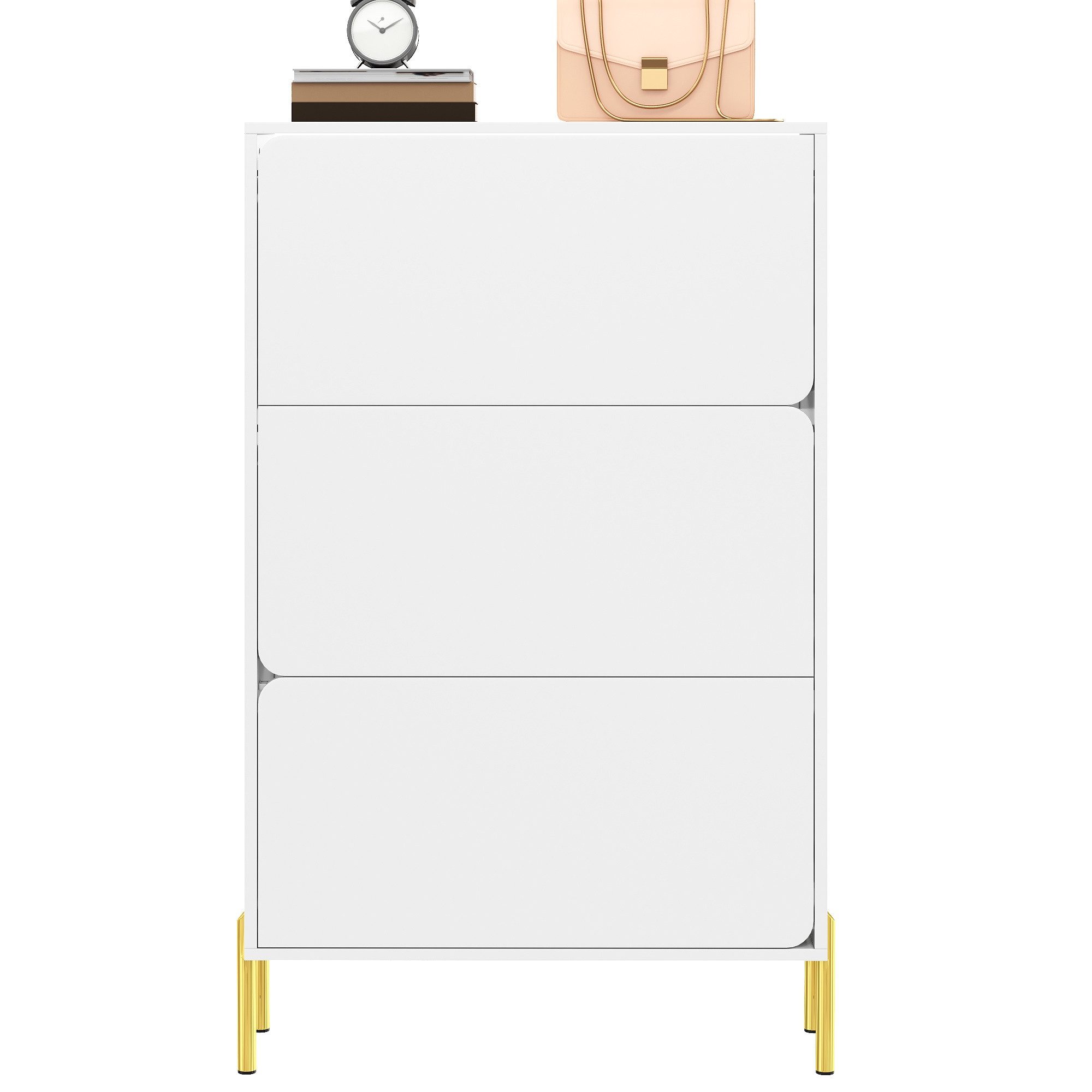 FANNOU Schuhschrank Drei Türen, 120 x 73 x 24 cm (1-St)