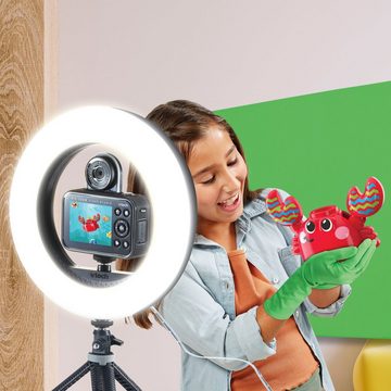 Vtech® KidiZoom Video Studio - Deluxe Bundle Kinderkamera (5 MP, inkl. Selfie-Funktion, Ringlicht und Ministativ)