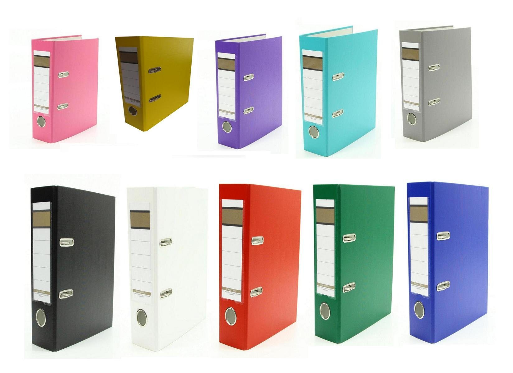 Livepac Office Aktenordner 10x Папки с файлами / DIN A5 / 75mm / 10 verschiedene Цвета(ов)