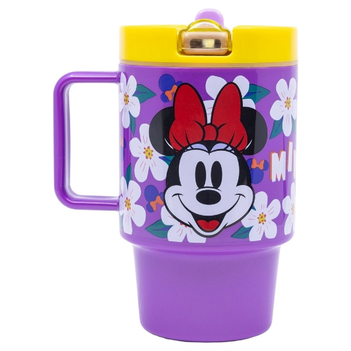Storline Trinkflasche Disney Minnie Mouse Kunststoffbecher 530 ml mit Schraubdeckel