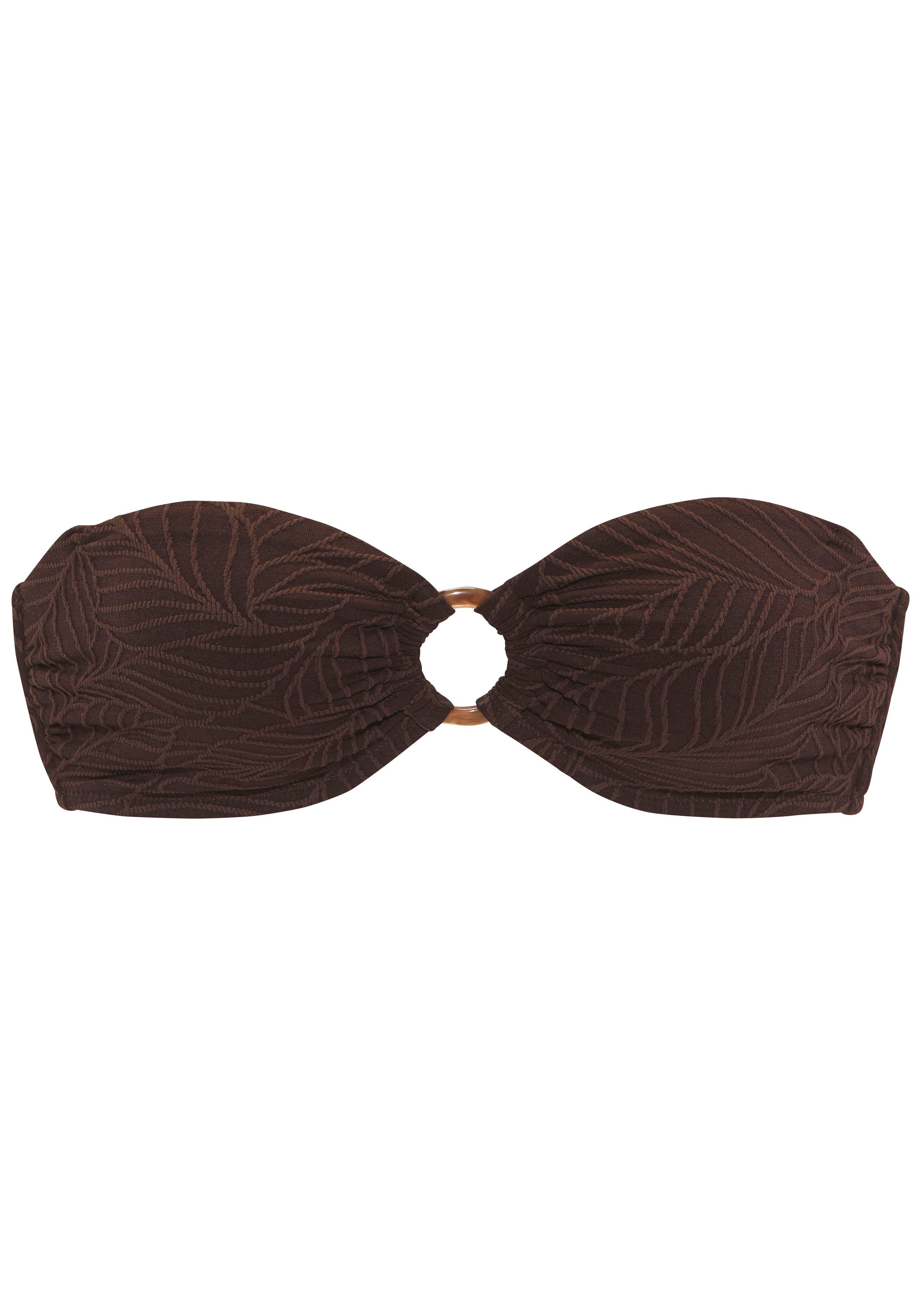 LASCANA Bandeau-Bikini-Top Fay, aus eleganter Strukturware