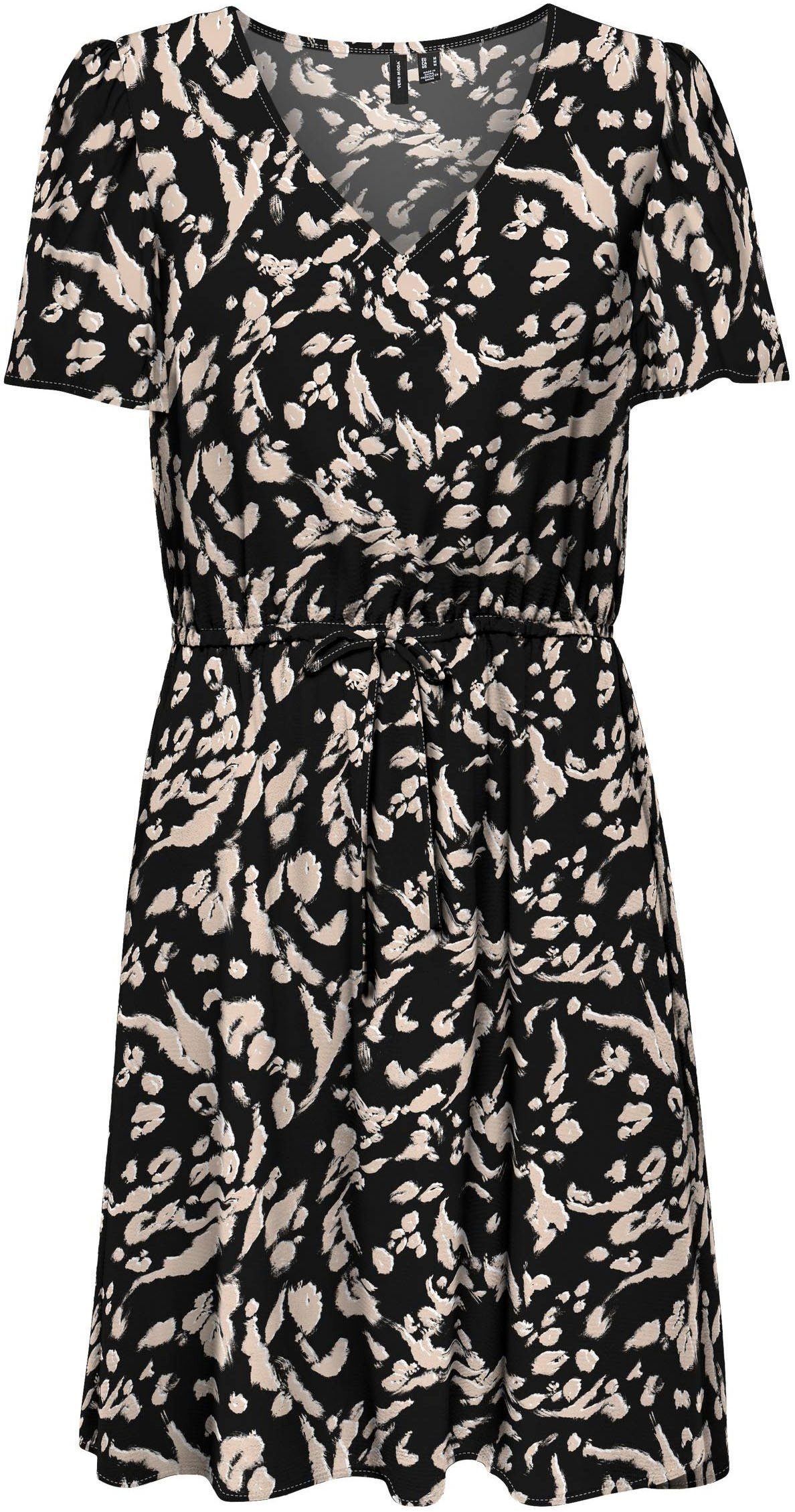 Vero Moda Druckkleid SHORT Black WVN R1 DRESS AOP:Cila GA SS VMEASY