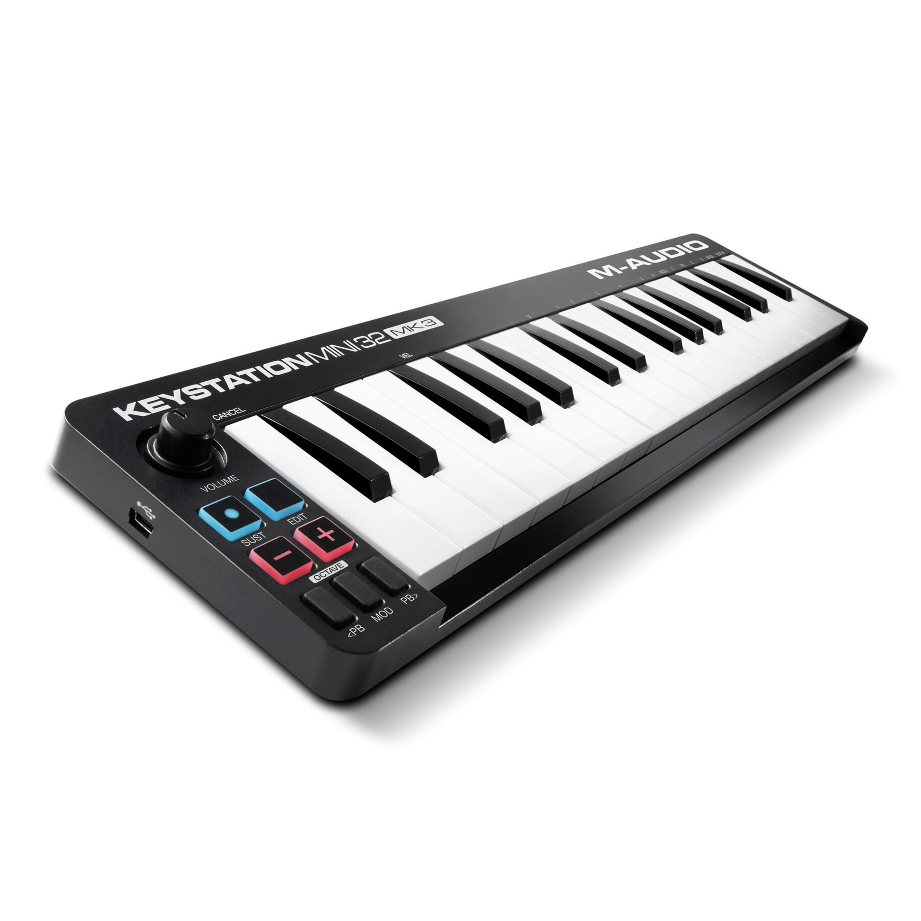 M-AUDIO Masterkeyboard (Keystation Mini 32 Mk3, Masterkeyboards, MIDI-Keyboard mini), Keystation Mini 32 Mk3 - Midi Keyboard