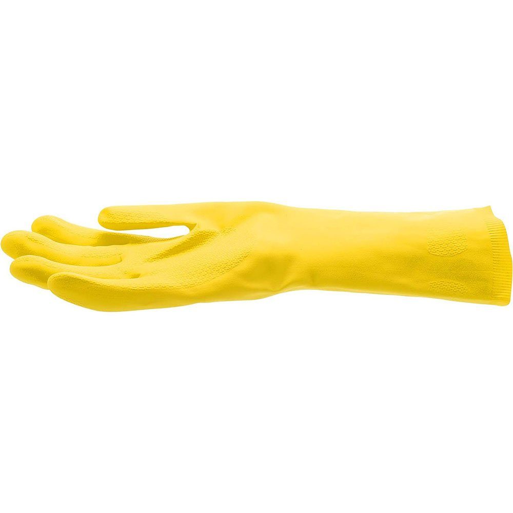 CTGtree Putzhandschuh 10 Paar Hausputz Handschuhe Gelb Hausarbeitshandschuhe