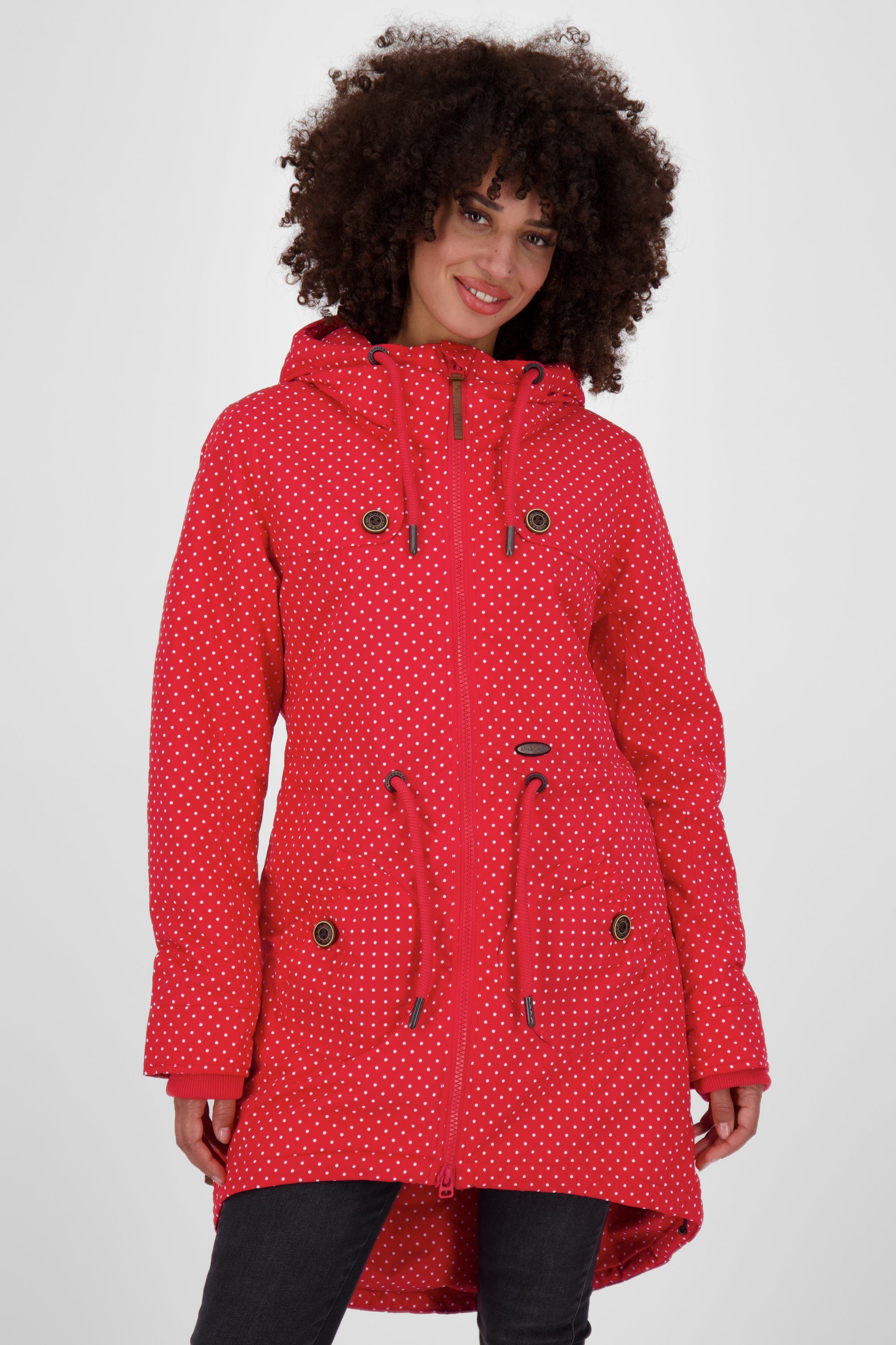 & Alife Winterjacke fuchsia KarlottiAK gefütterte Kickin Winterjacke, Damen Jacket A Jacke