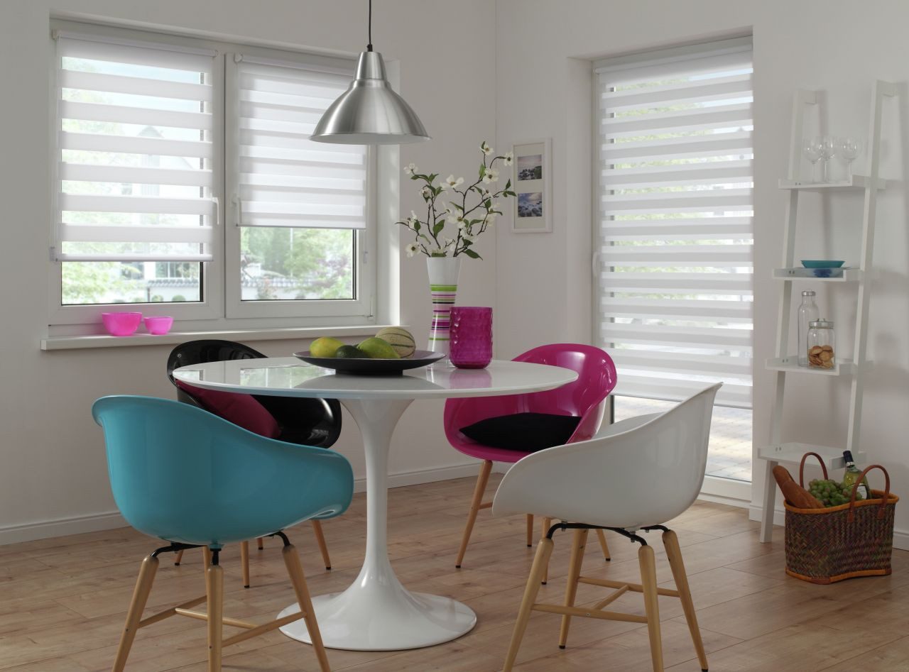 Doppelrollo Gardinia Doppelrollo Mini weiß 45 x 150 cm, GARDINIA