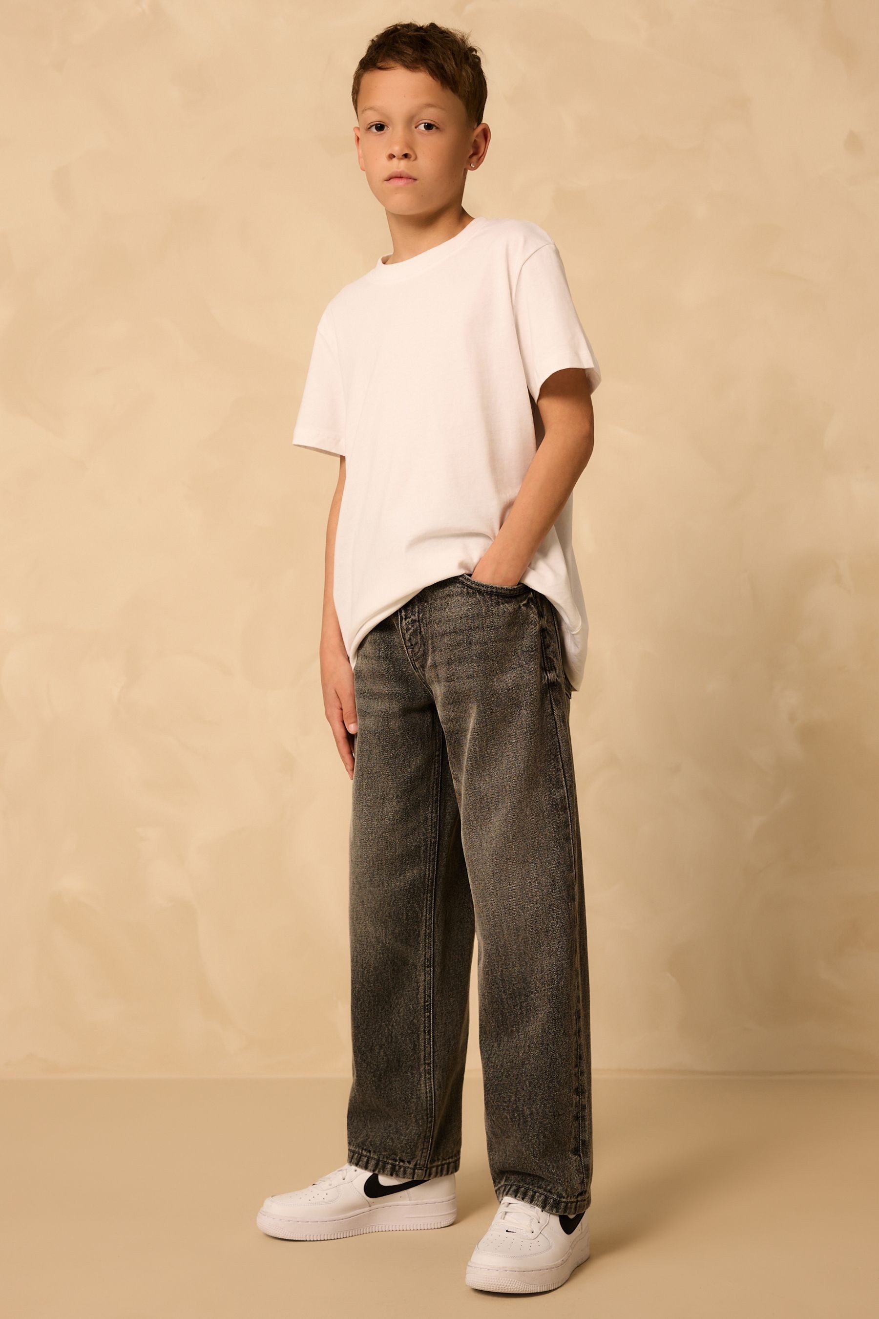 Next Weite Jeans Jeans mit durchgehendem Print (1-tlg) – Bild 3 von 5