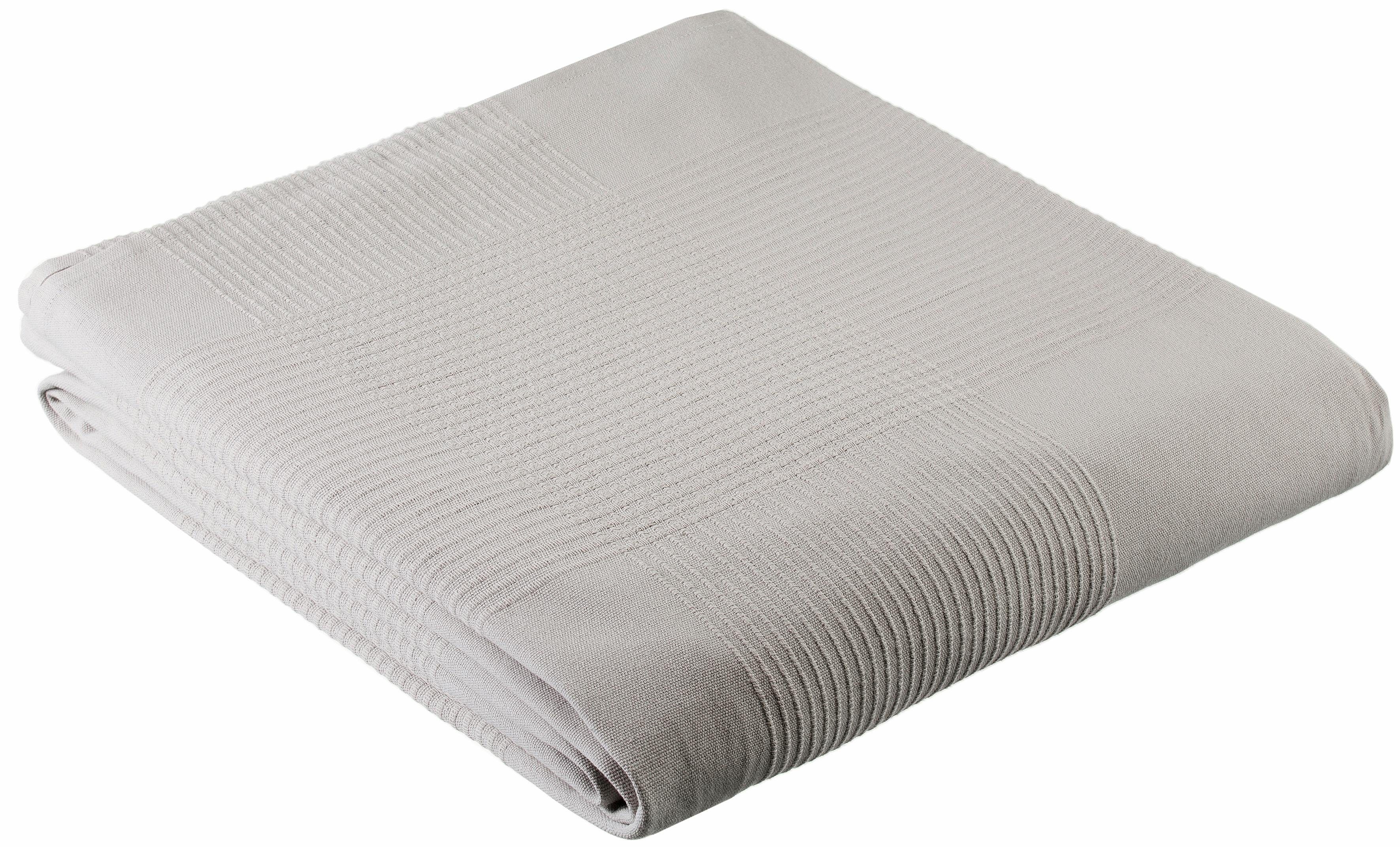 OTTO home Tagesdecke Mira, leichte Tagesdecke aus 100% Baumwolle, uni Überwurf, ohne Füllung – Bild 2 von 4