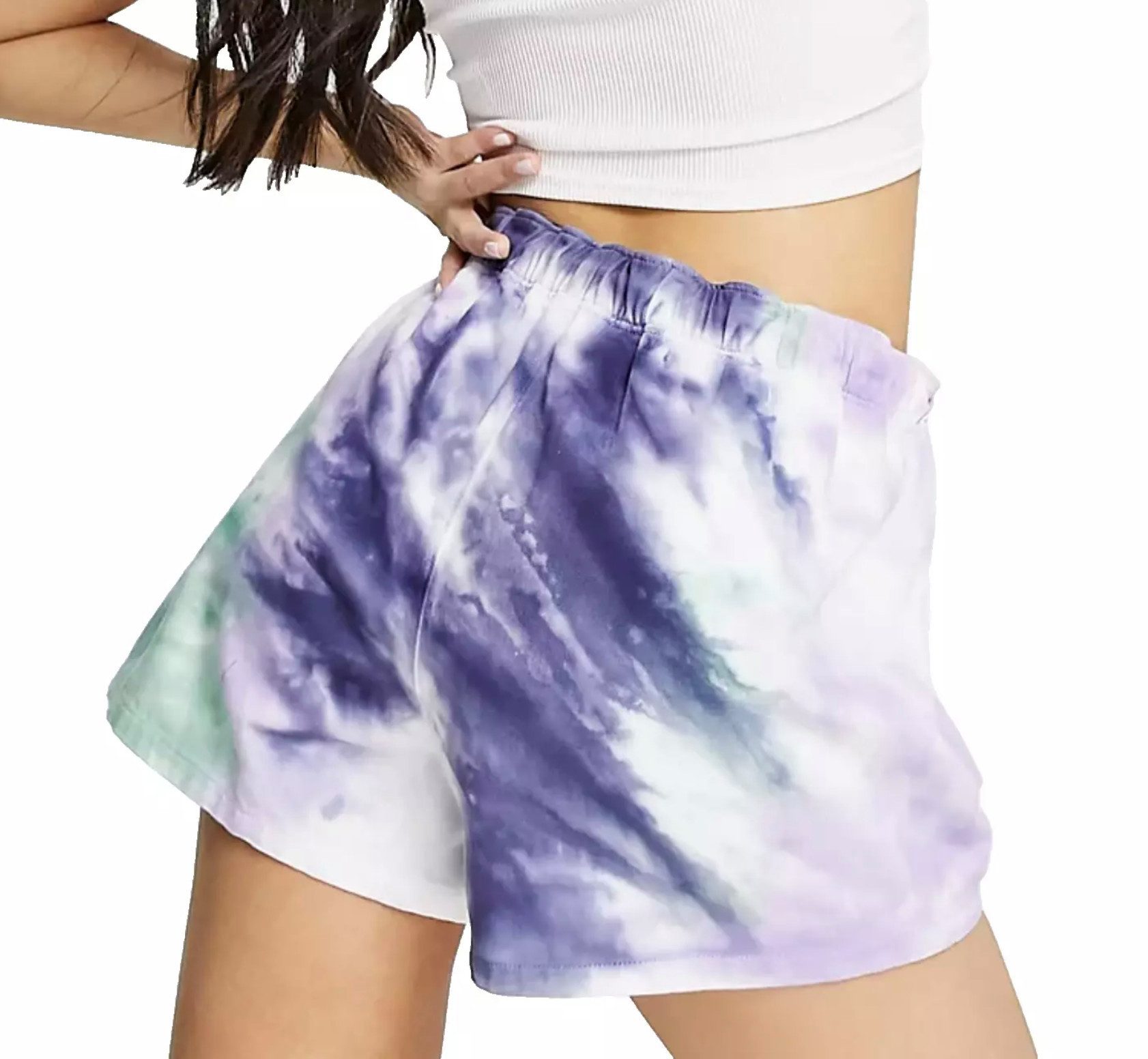 Polo Ralph Lauren Sweatshorts Shorts Batikmuster Tie Dye Kordelzug Relaxed Fit Hose Relax Fit Batikmuster, Kordelzug, Logo-Stickerei