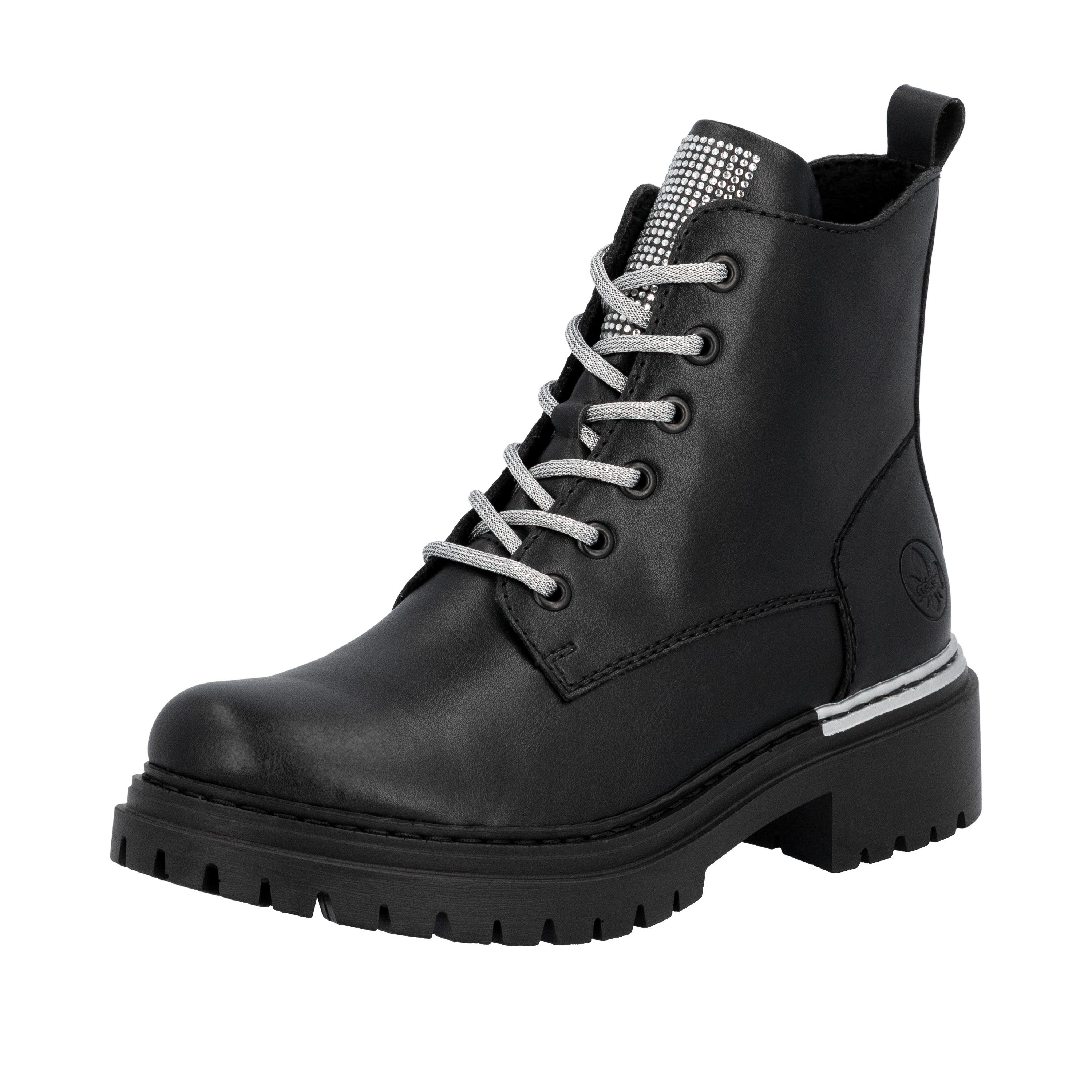 Rieker Schnürboots Schnürstiefelette, Profilsohle, mit praktischem günstig online kaufen