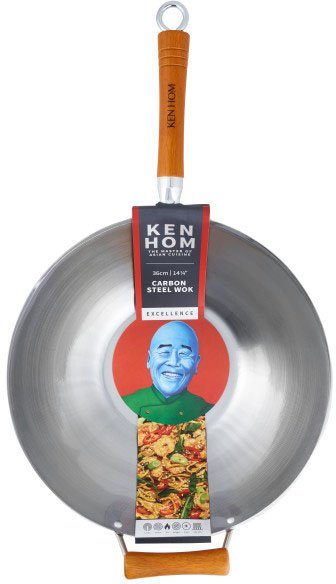 KEN HOM Wok Stahl Ø 36 KH436003, (1-tlg), cm