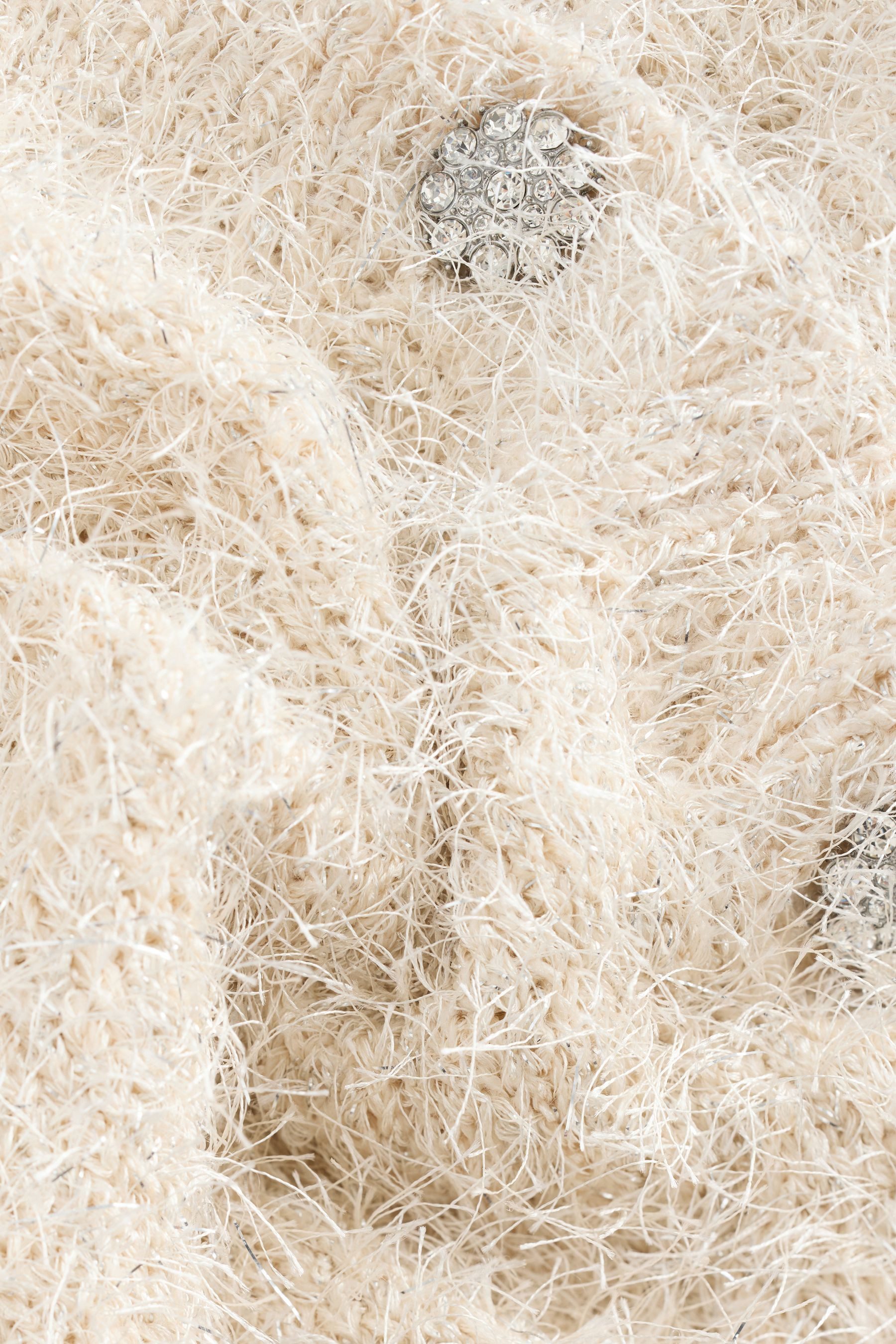 Next V-Ausschnitt-Pullover Funkelnde Wende-Strickjacke mit V-Ausschnitt günstig online kaufen