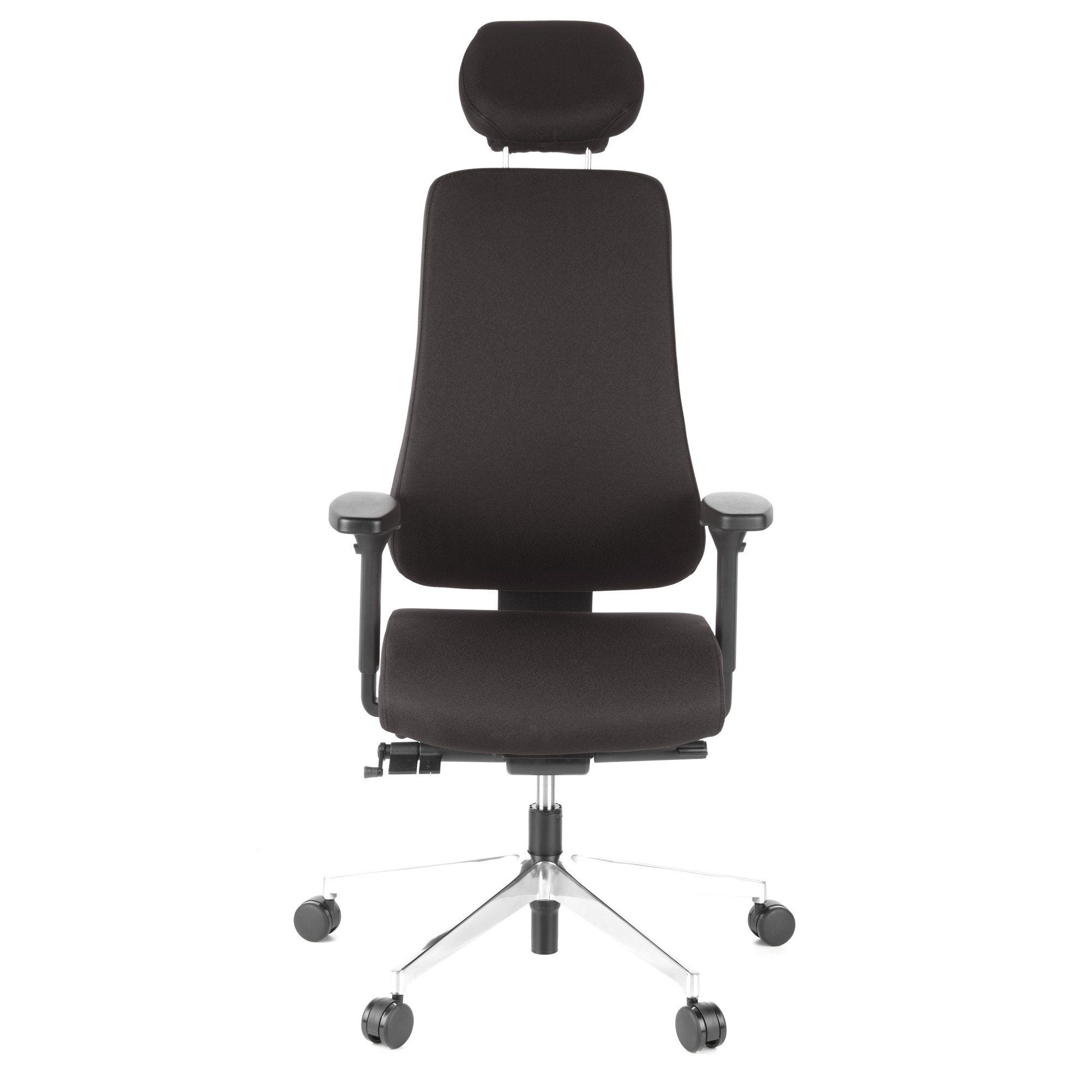 hjh OFFICE Drehstuhl Profi Bürostuhl PRO-TEC 400 Stoff (1 St), Schreibtischstuhl ergonomisch Schwarz