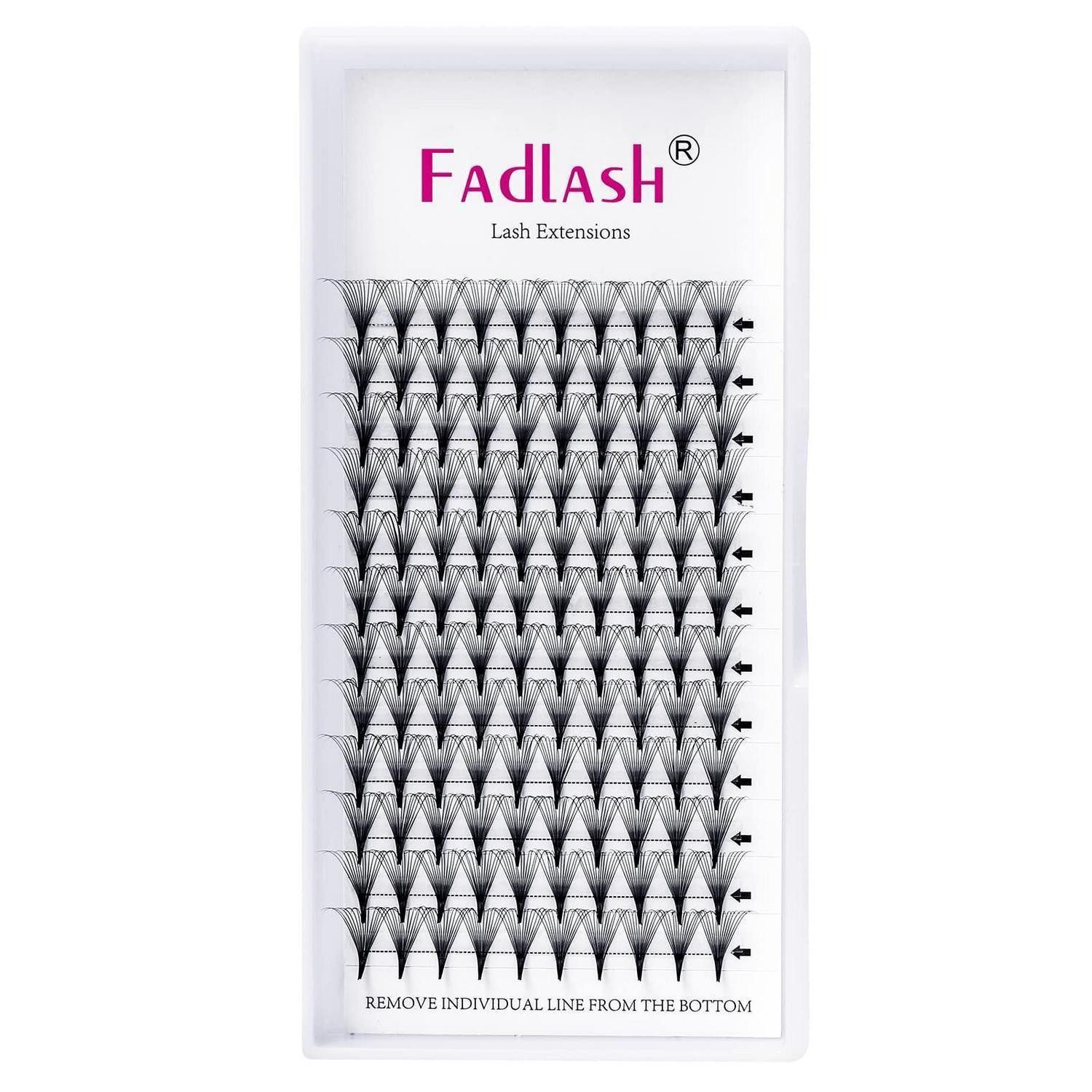 LuxusKollektion Einzelwimpern Wimpernverlängerung 14D 0.07mm D-Curl 12mm Schwarz