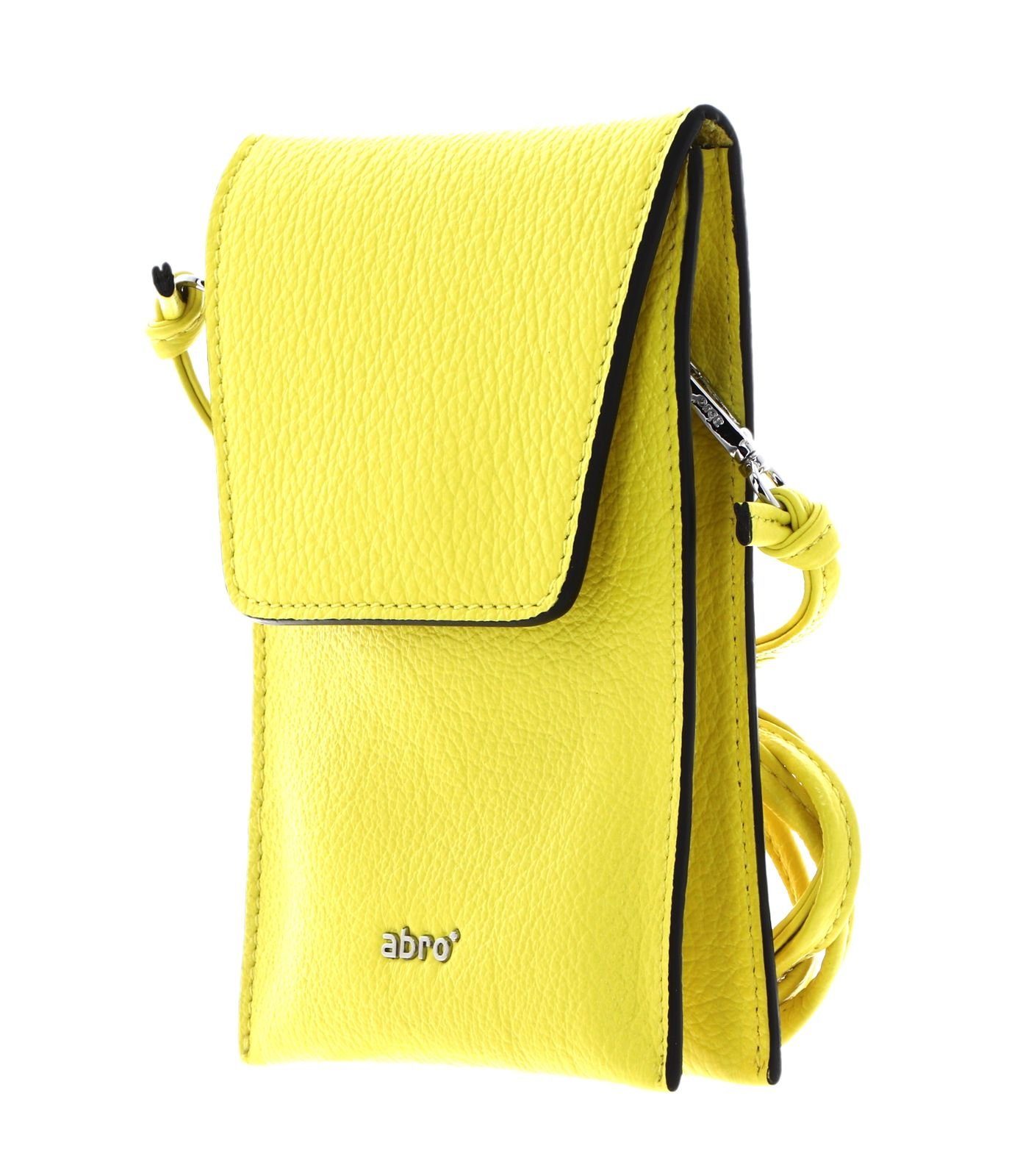 Abro Handytasche Leather Ariete Yellow