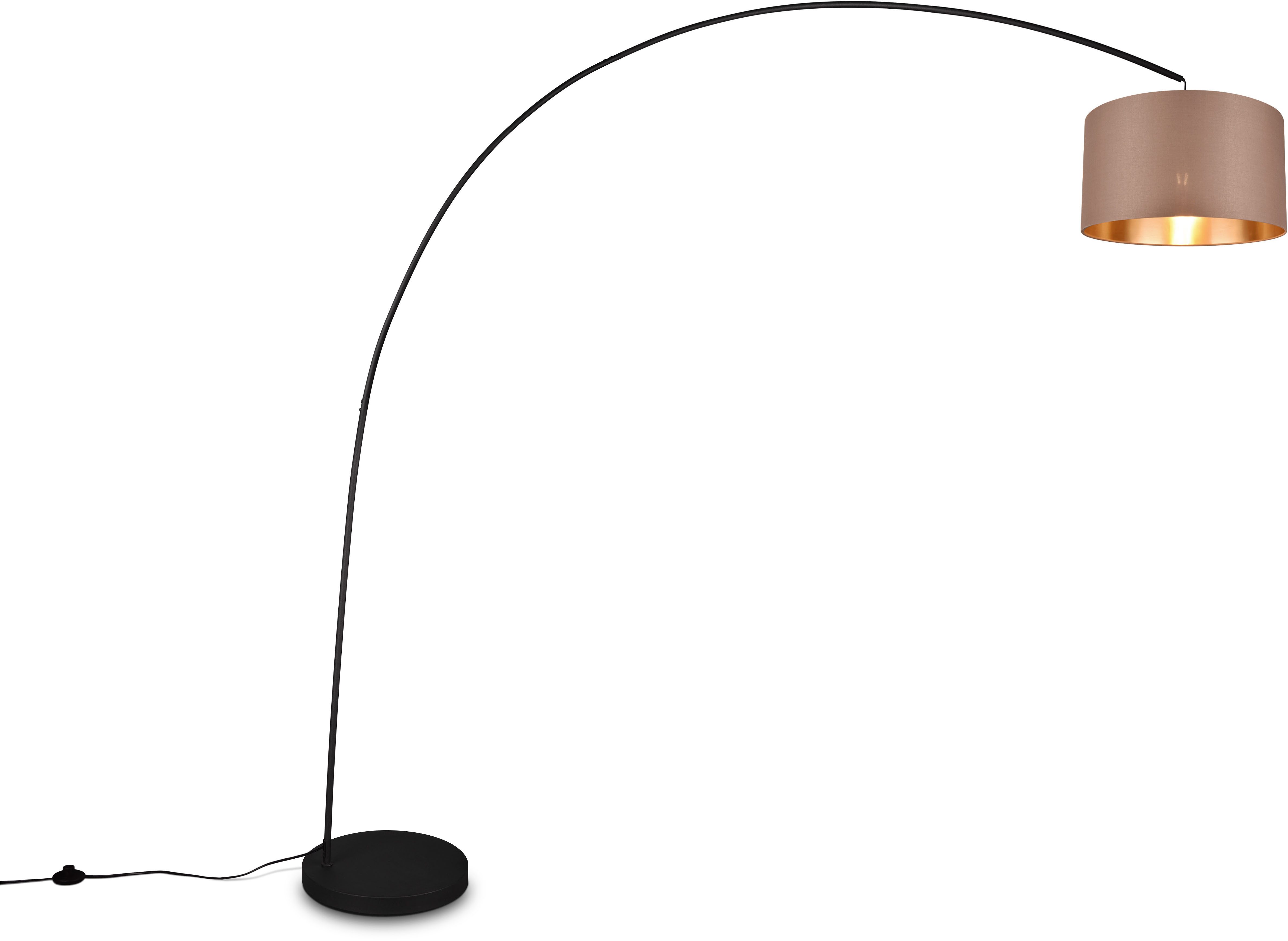 TRIO Leuchten Stehlampe MANSUR, Bogenlampe mit günstig online kaufen