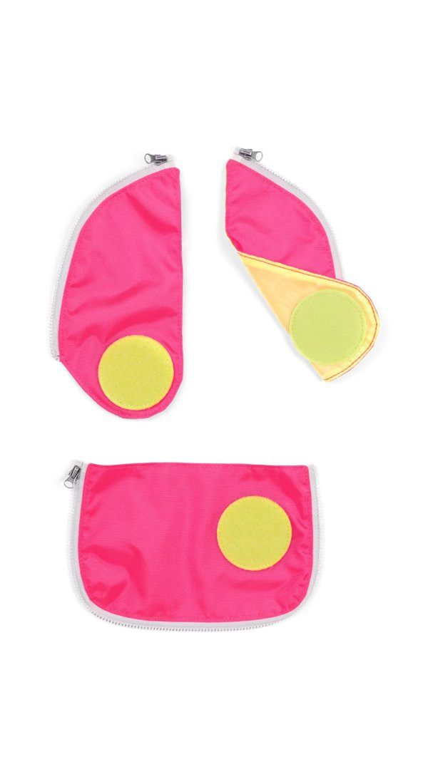 ergobag Schulranzen cubo Sicherheitsset (3-tlg., 3-teiliges Set), reflektierend