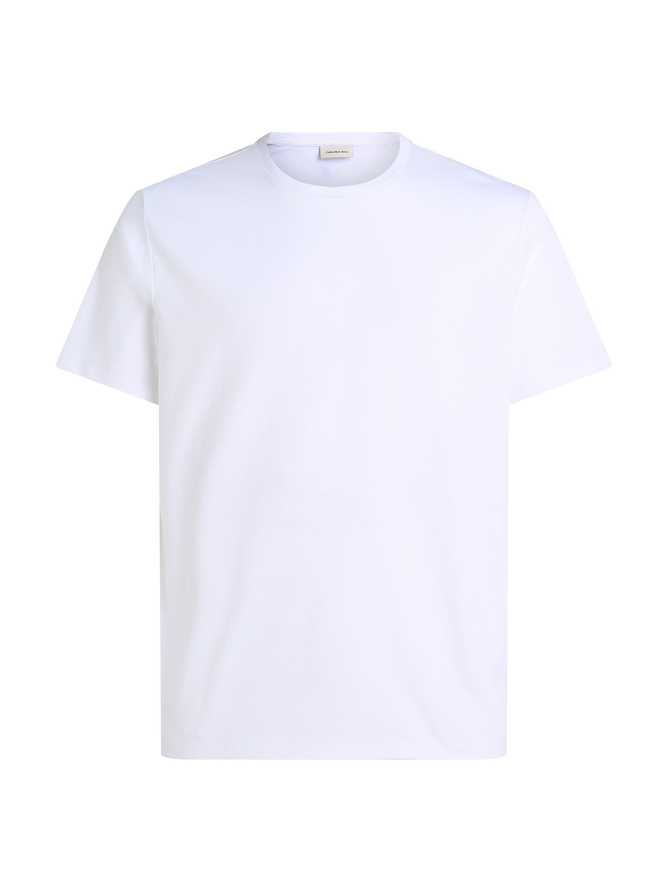 Calvin Klein Jeans T-Shirt SS SMOOTH CTTN SOLID CREWNK TEE mit Logo – Bild 3 von 5