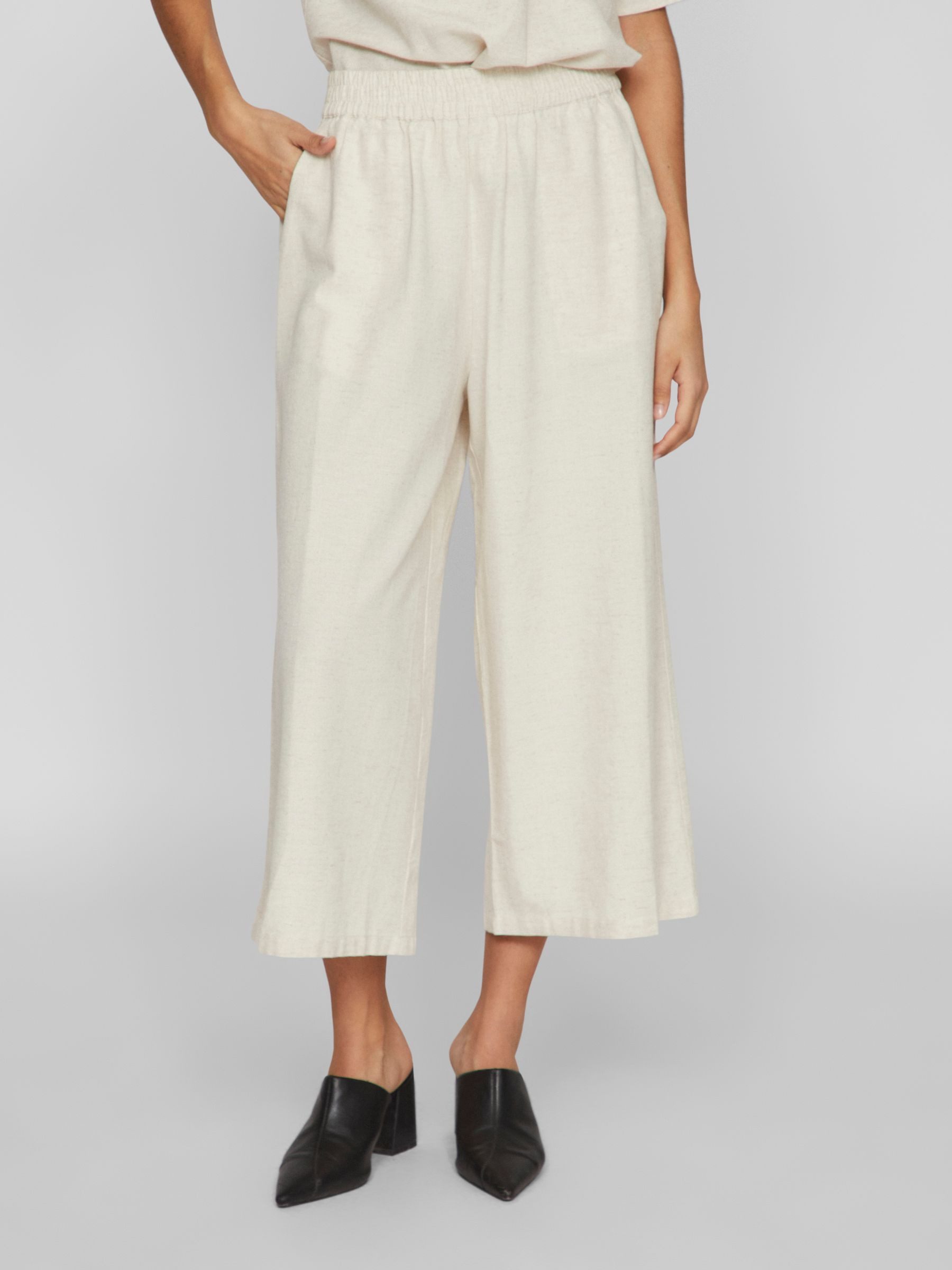 Vila Stoffhose Weites Design Culotte- mit elastischem Bund VIPRISILLA HW CU günstig online kaufen