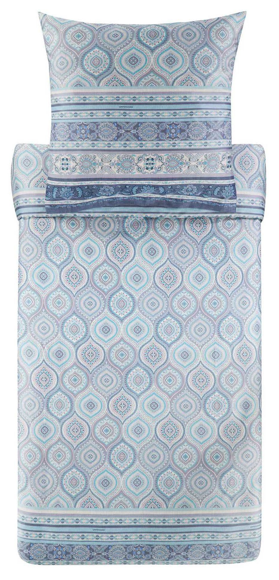 Bassetti Bettwäsche Bettwäsche "Hanbury", Mako-Satin, Ornamente