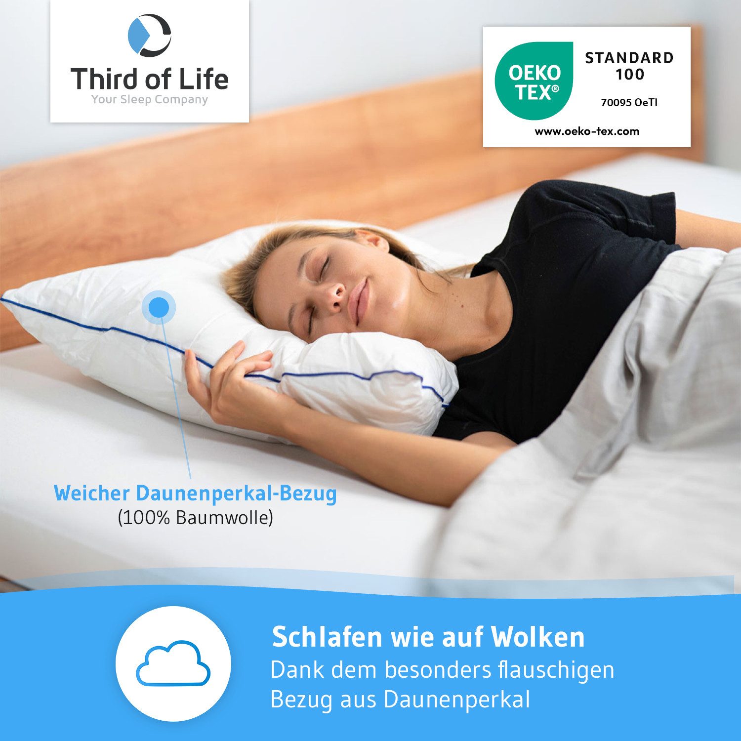 Third of Life Kunstfaserkopfkissen inSPIRO Kopfkissen, günstig online kaufen