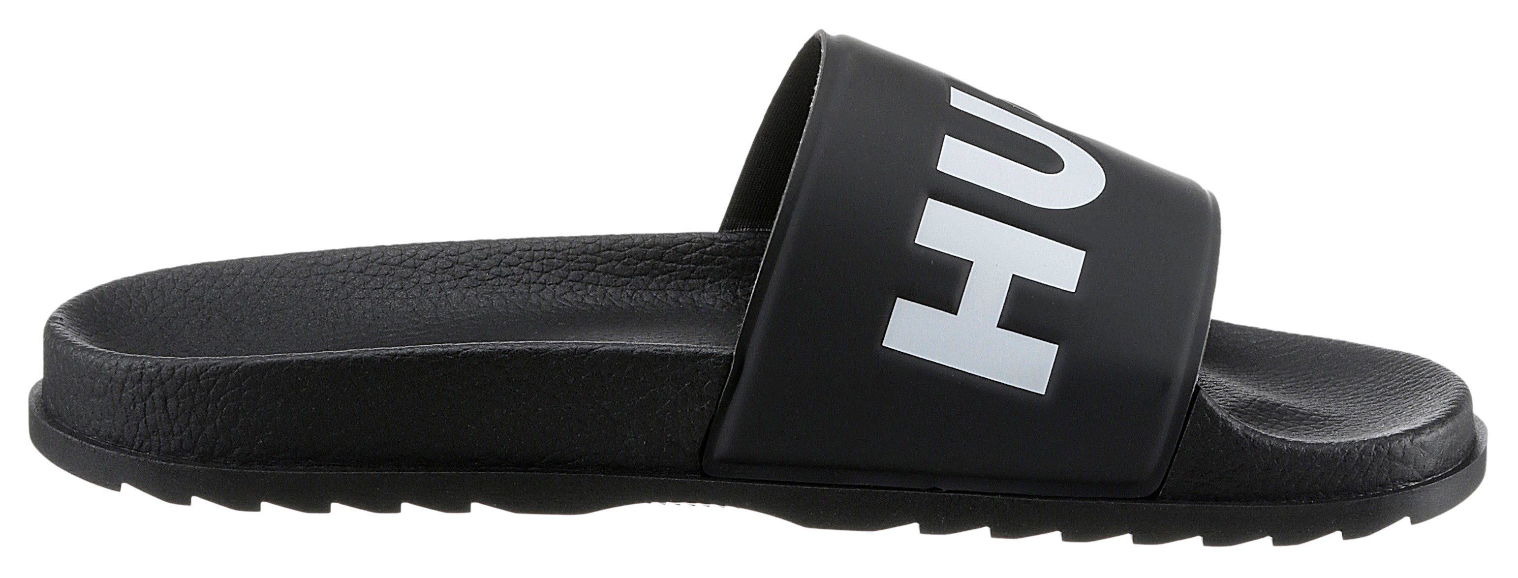 HUGO Match_It_Slid_rblg_N Badepantolette, Sommerschuh, Poolslides, Schlappen, mit HUGO-Logoschriftzug – Bild 5 von 5