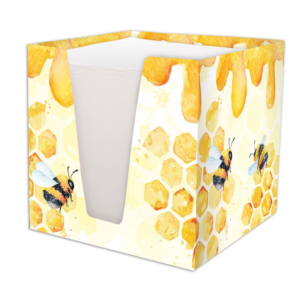 Notizzettel Notizklotz Honey - 900 Blatt 70 g/qm weiß 92 x 92 x 92 mm.