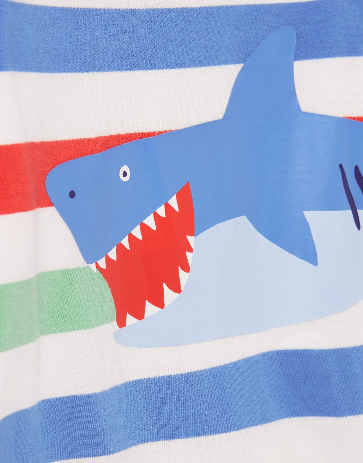 Tom Joule Strampler Tom Joule Baby Spieler / Bodysuit Patch Hai Streifen mehrfarbig