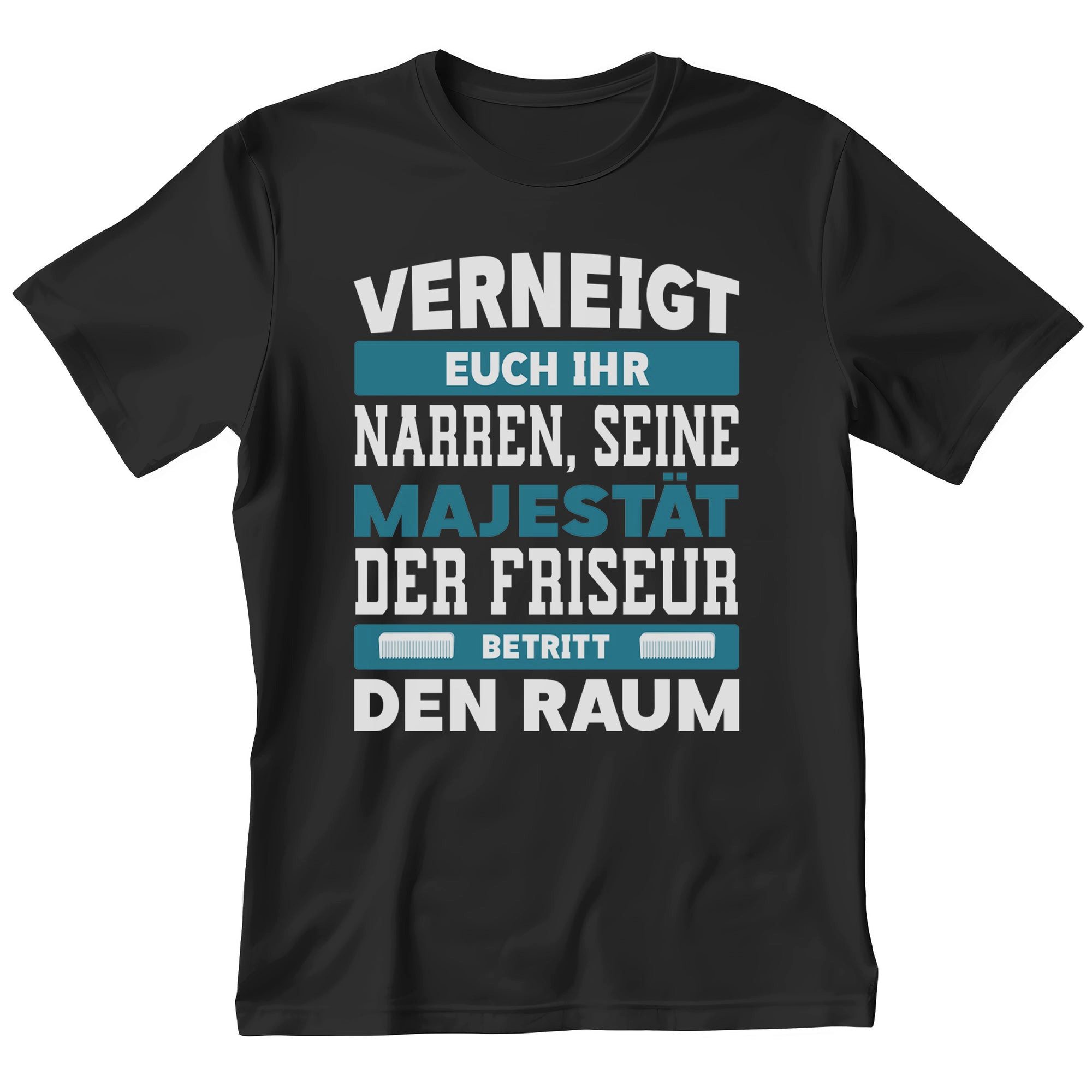 T-Shirt Friseur Geschenk Männer Spruch Beruf Ausbildung Abschluss
