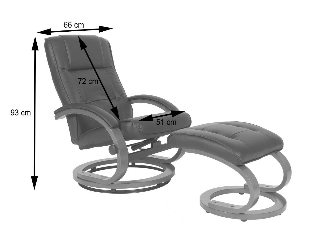 MCW Relaxsessel Aprilia, Inkl. Hocker, Sessel günstig online kaufen