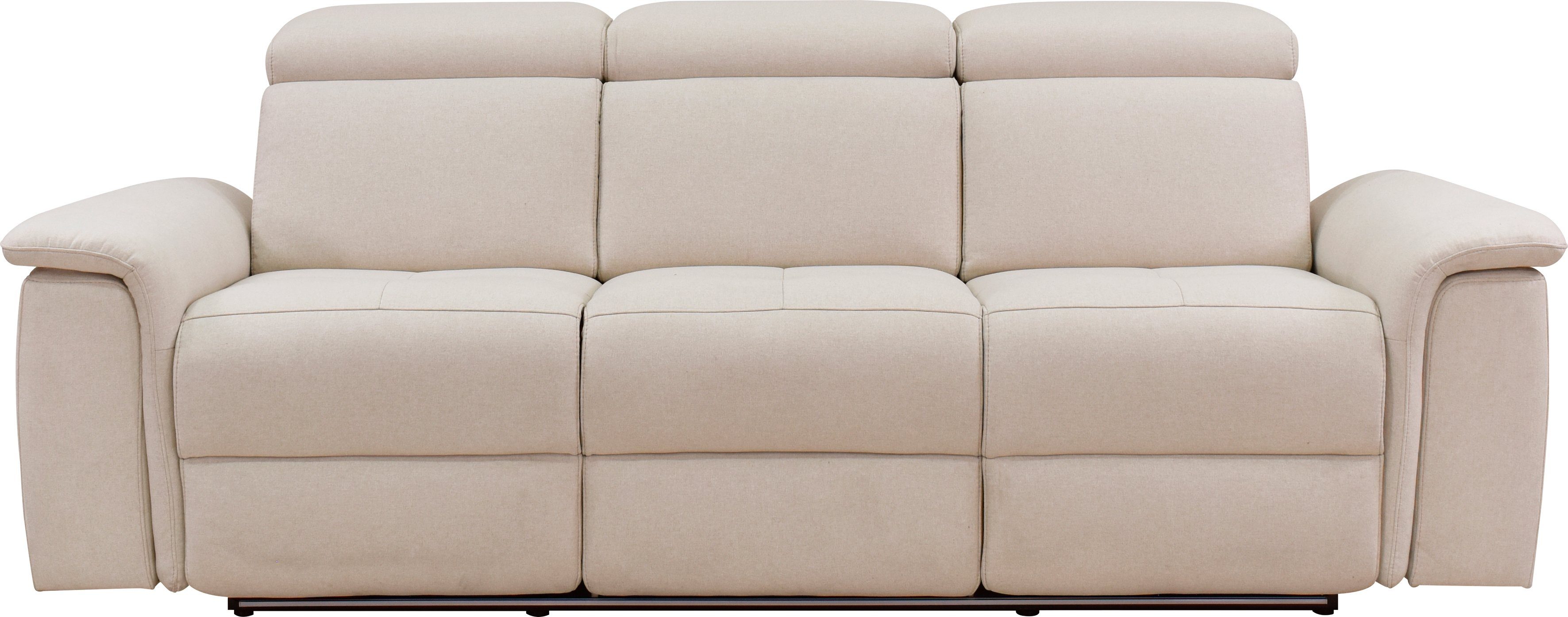 Home affaire 3-Sitzer "Pareli 229cm, manuelle u. elektr. Relaxfunktion in 2 günstig online kaufen