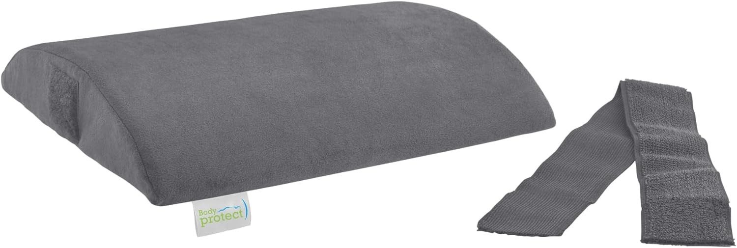 Bodyprotect Rückenkissen mit weichem Mikroplüsch Bezug, Halbrolle, orthopäd günstig online kaufen