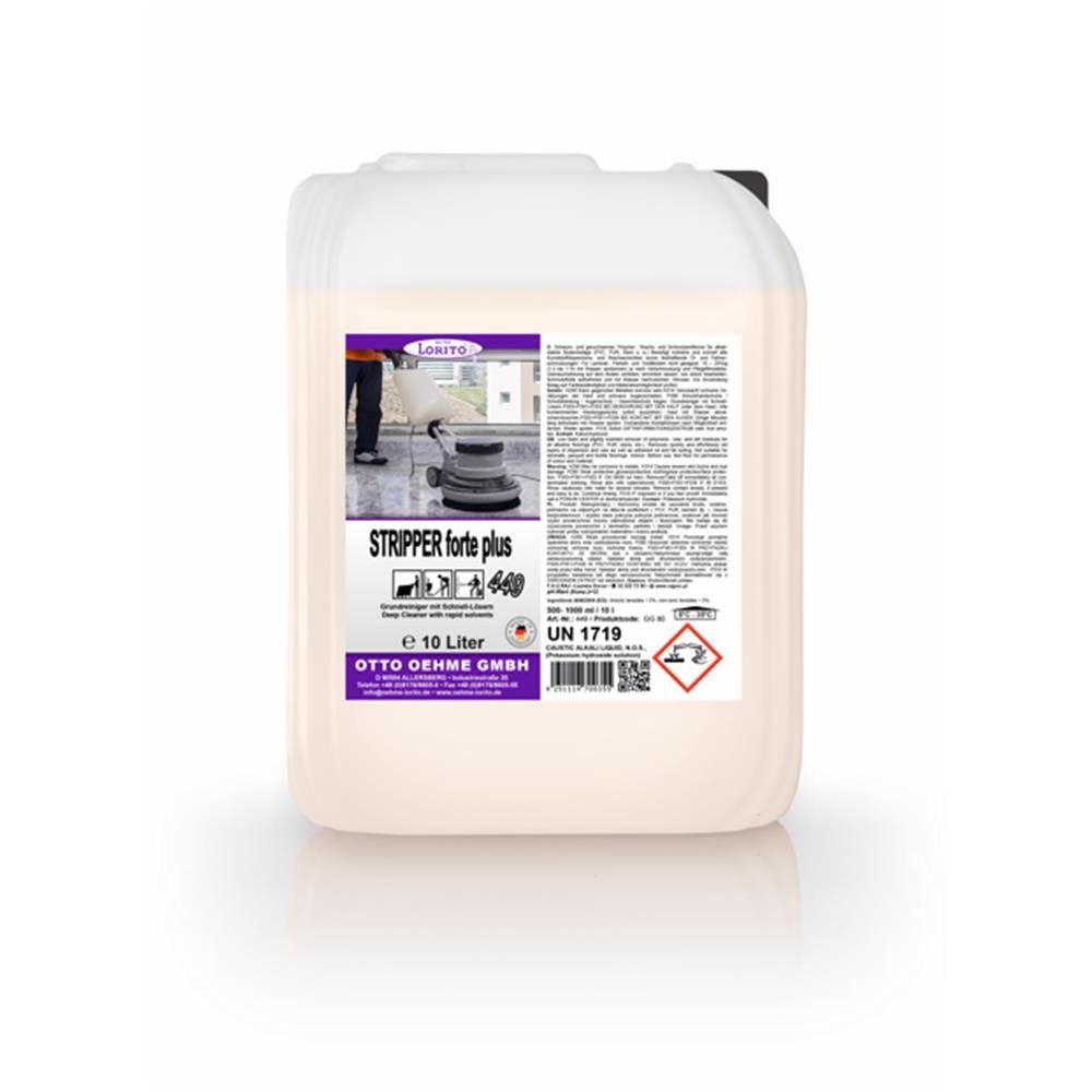 Lorito Grundreiniger Stripper 449 Forte PLUS 10 Liter Fussbodenreiniger