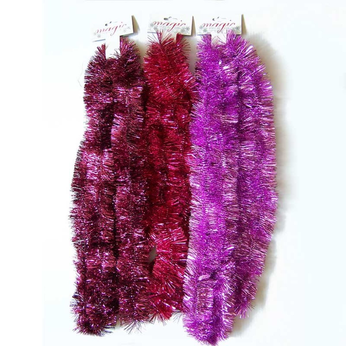 INGE-GLAS® Girlande Girlande X-MasPink Mix, 7,5cm x2,7m