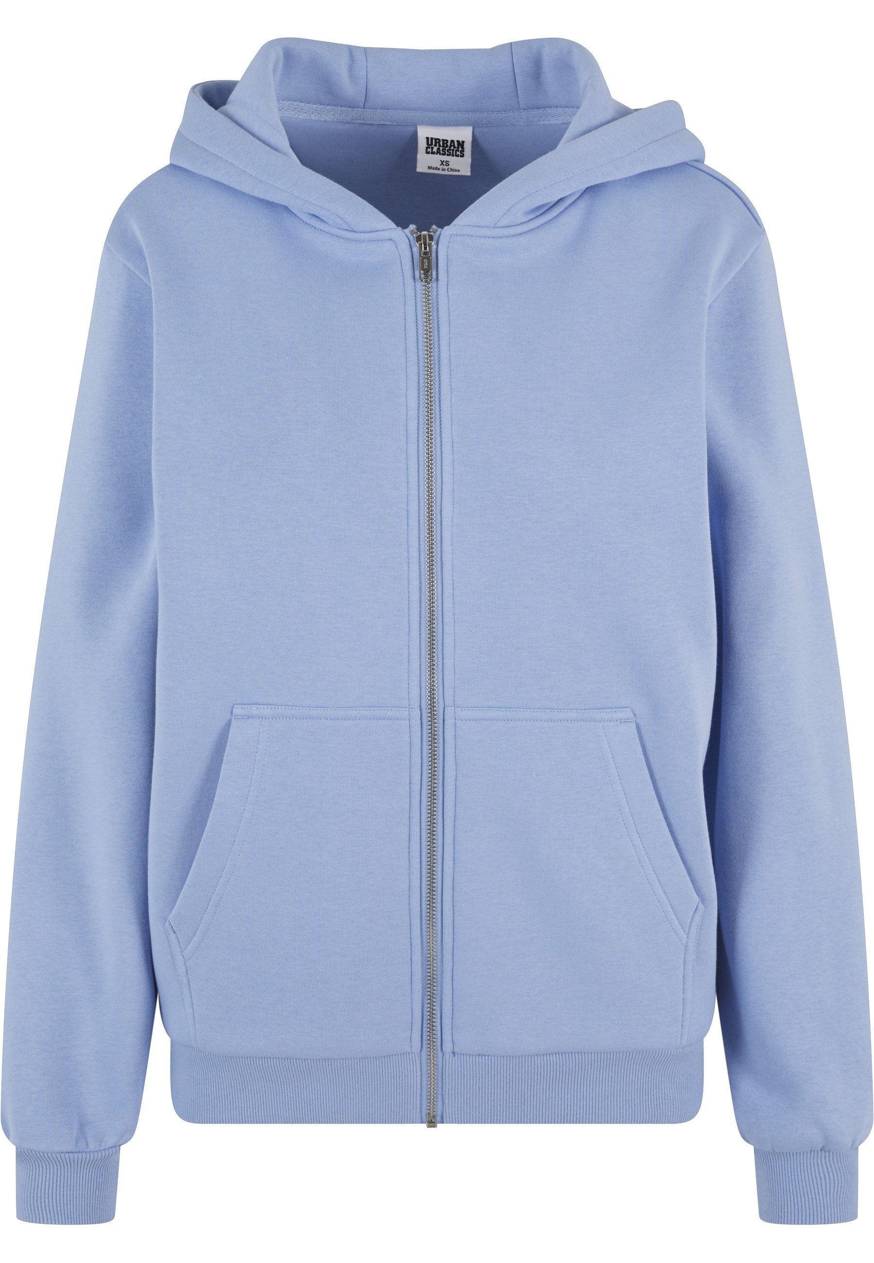 URBAN CLASSICS Cardigan Urban Classics Ladies Fluffy Zip Cardigan (1-tlg)
