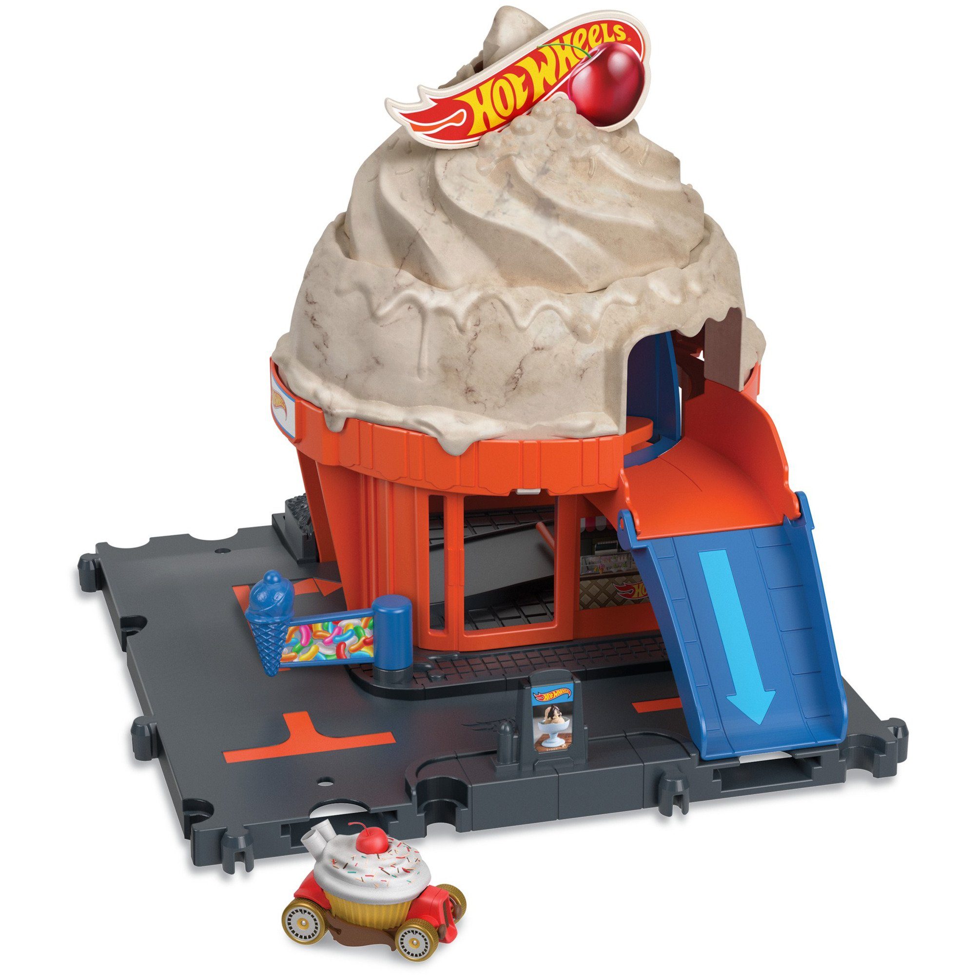Spielzeug-Auto City Eiscrem-Strudel Hot Wheels