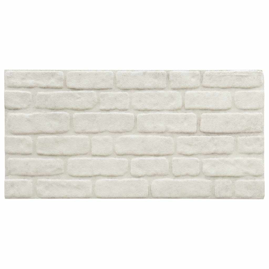 vidaXL Wandpaneel 3D-Wandpaneele 10 Stk. Weiß günstig online kaufen